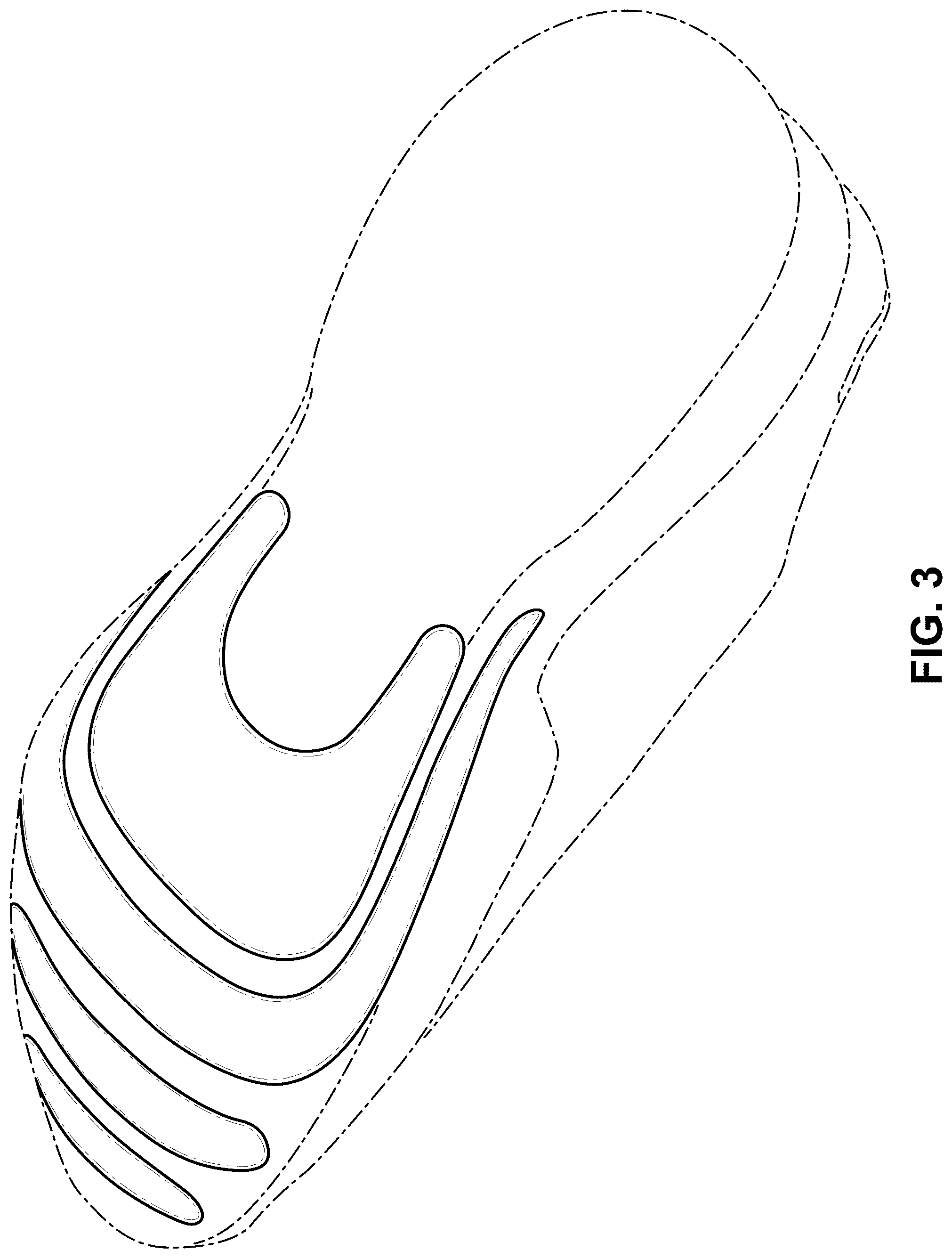 Patent USD1076376 Figure 3 – Shoe