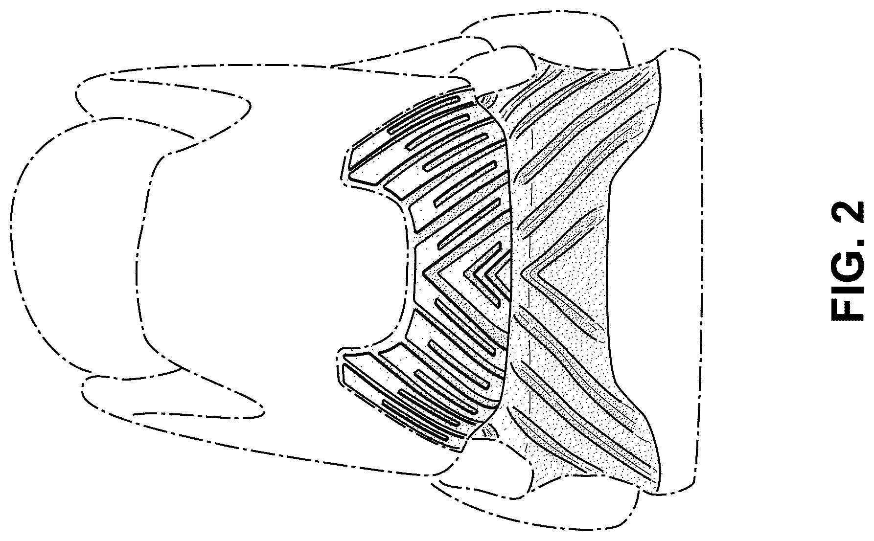 Patent USD1076377 Figure 2 – Shoe