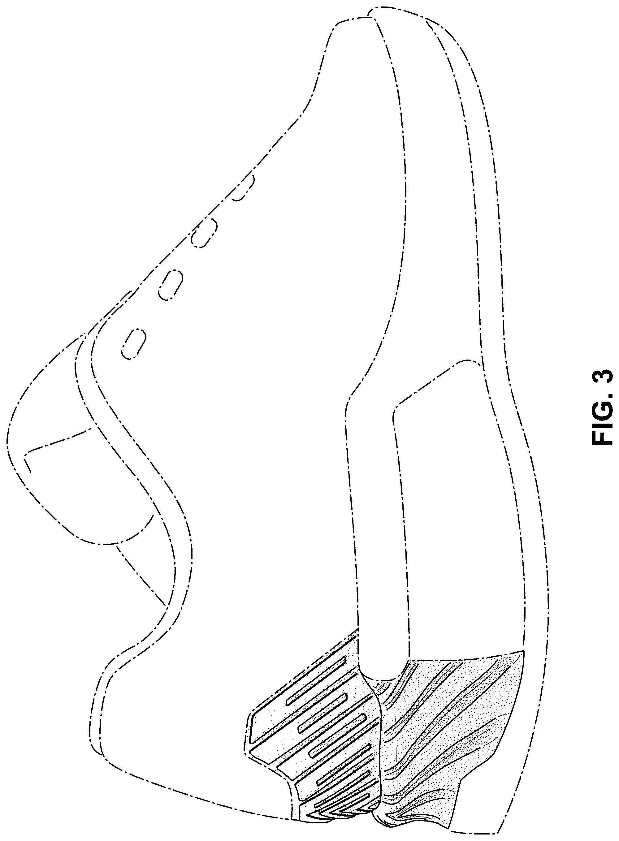 Patent USD1076377 Figure 3 – Shoe