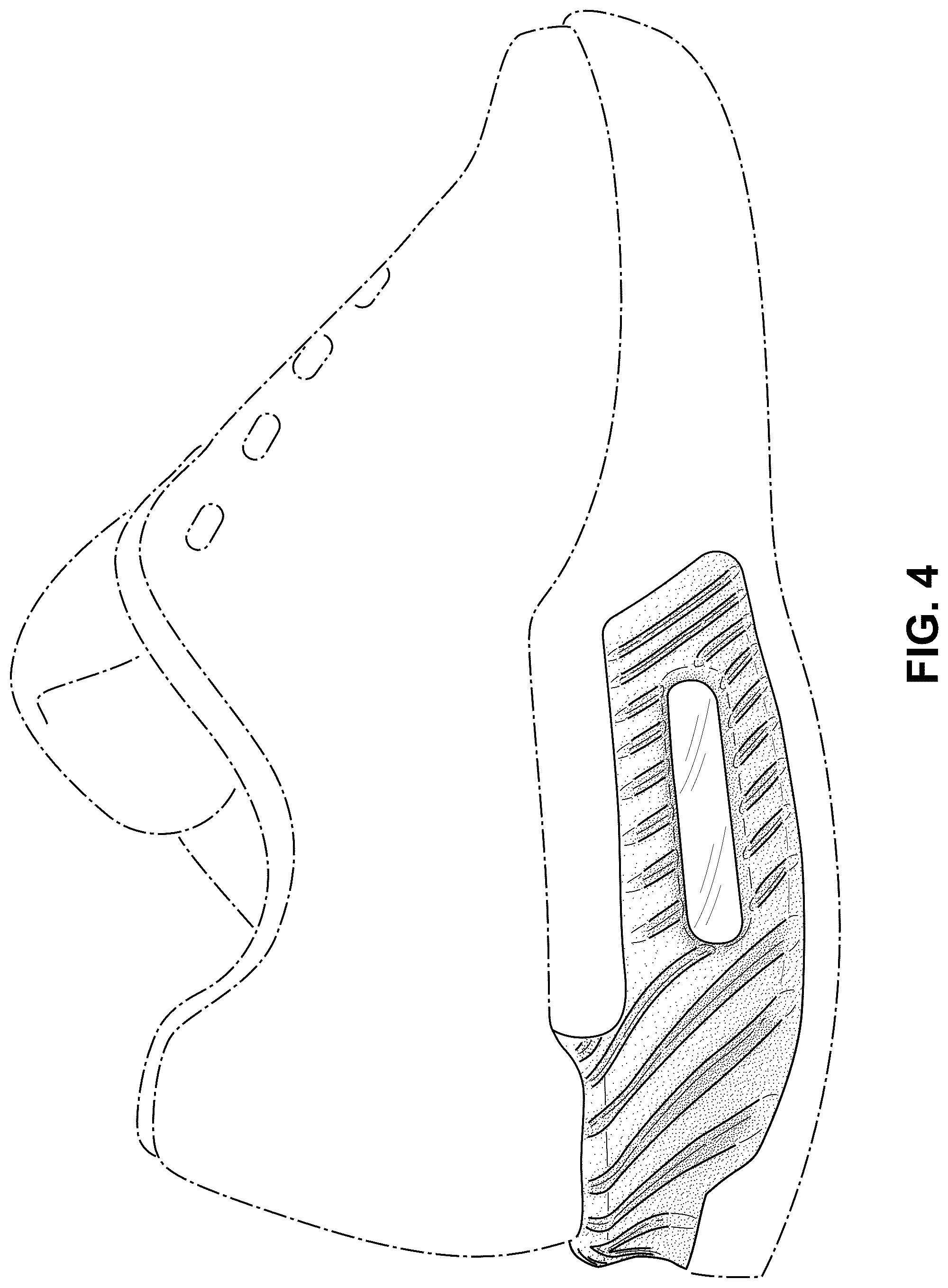 Patent USD1076378 Figure 4 – Shoe