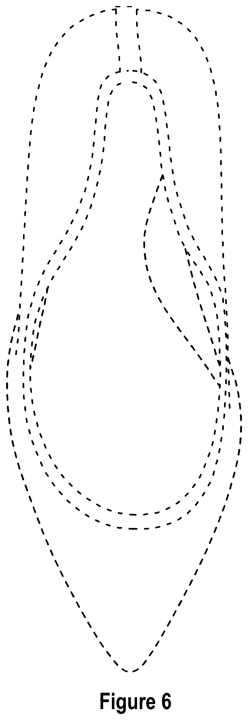 Patent USD1076379 Figure 6 – Pointed toe shoe with heel and outsole patch