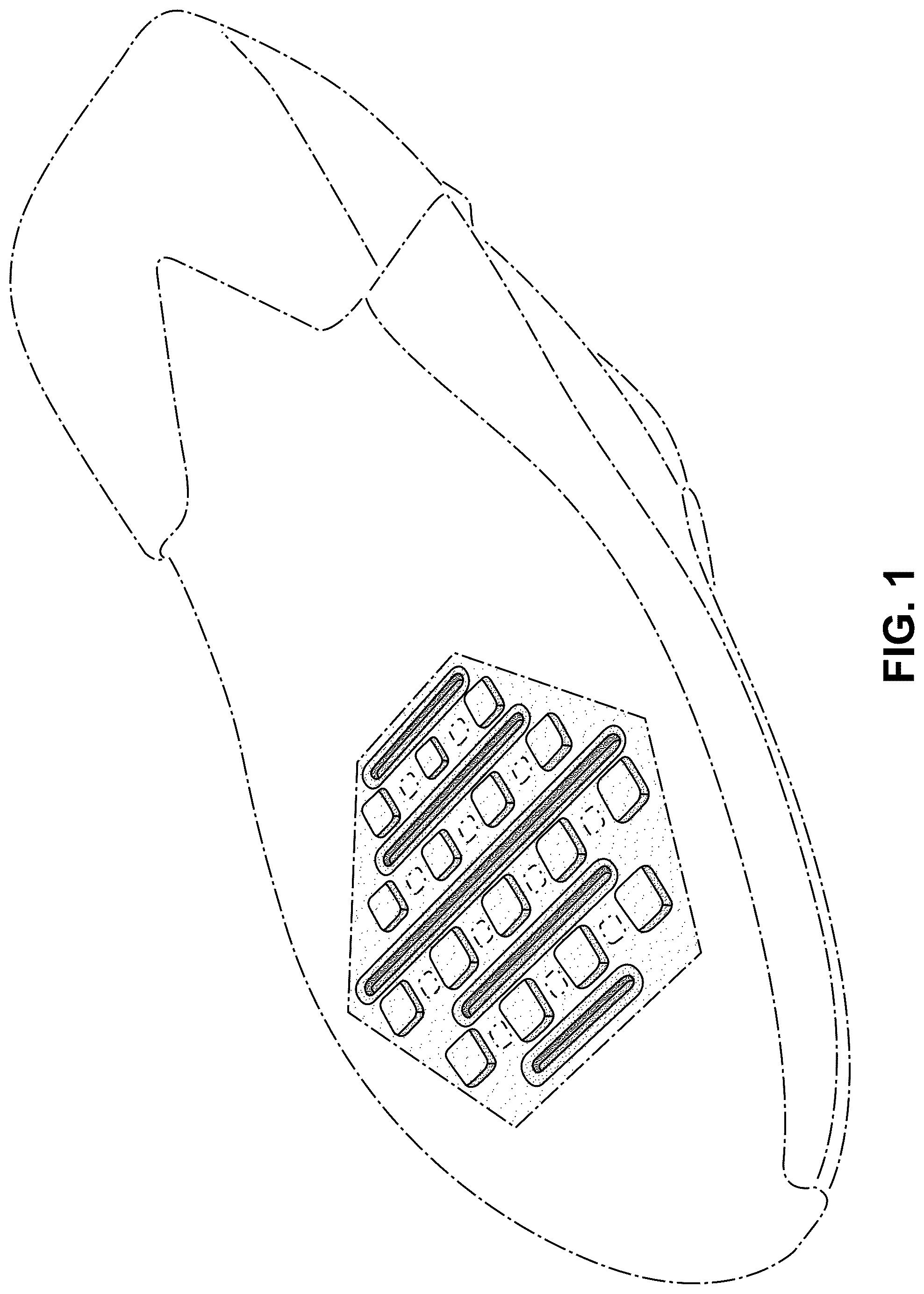 Patent USD1076381 Figure 1 – Shoe