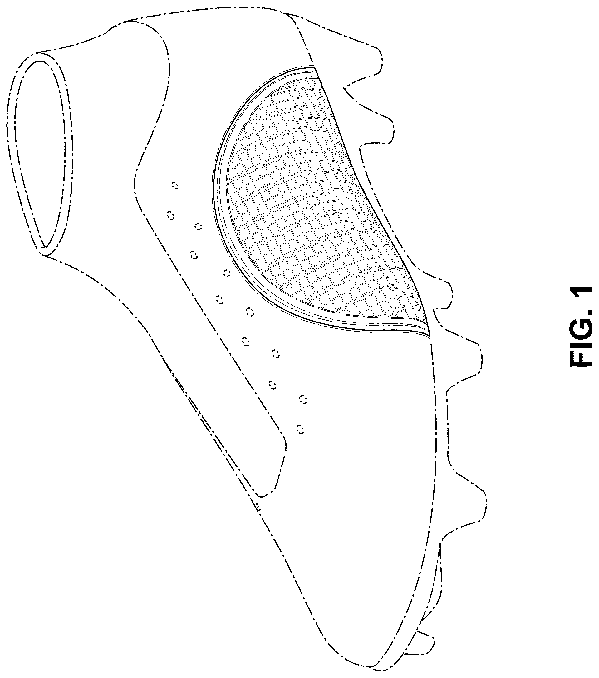 Patent USD1076385 Figure 1 – Shoe