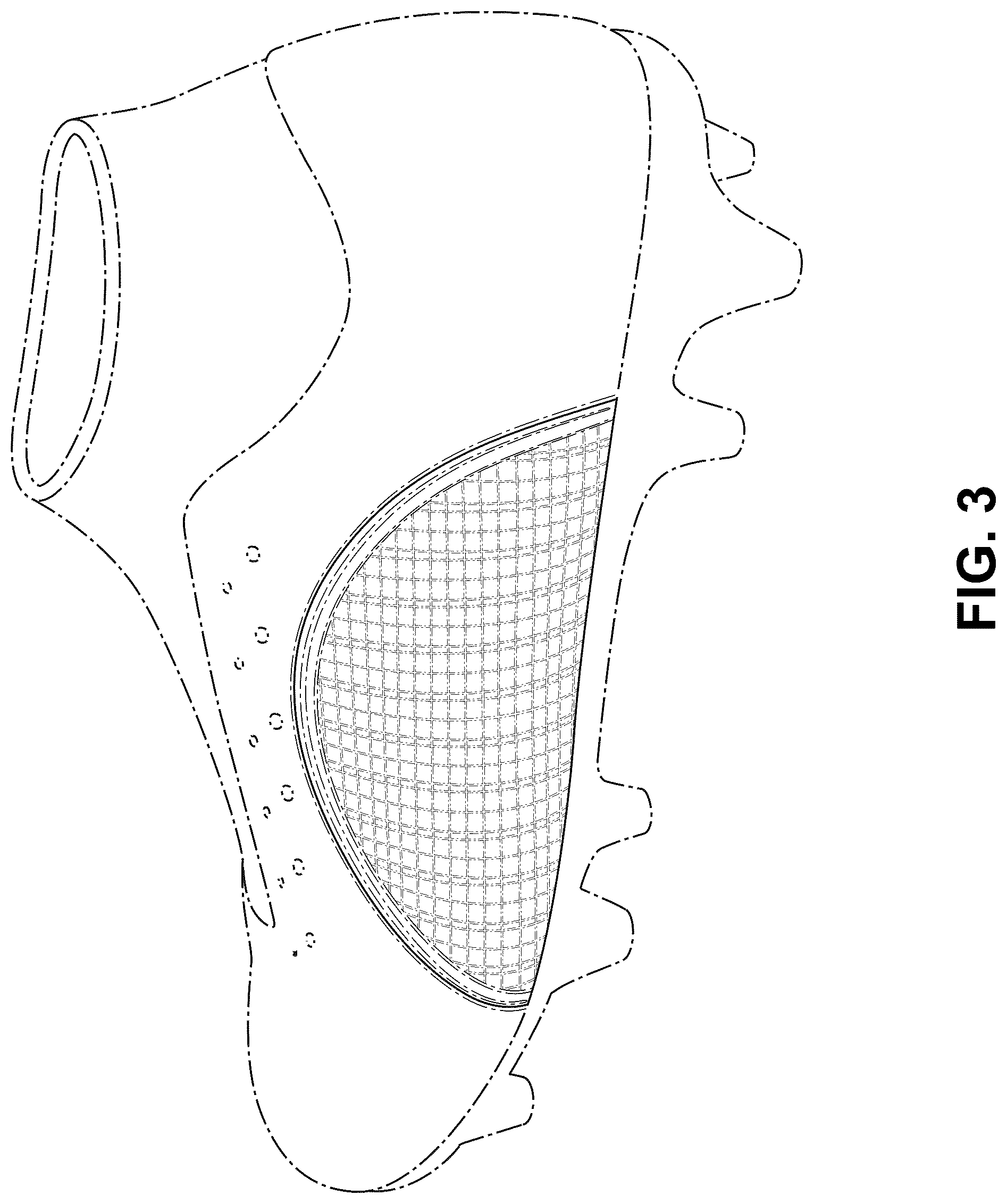 Patent USD1076385 Figure 3 – Shoe