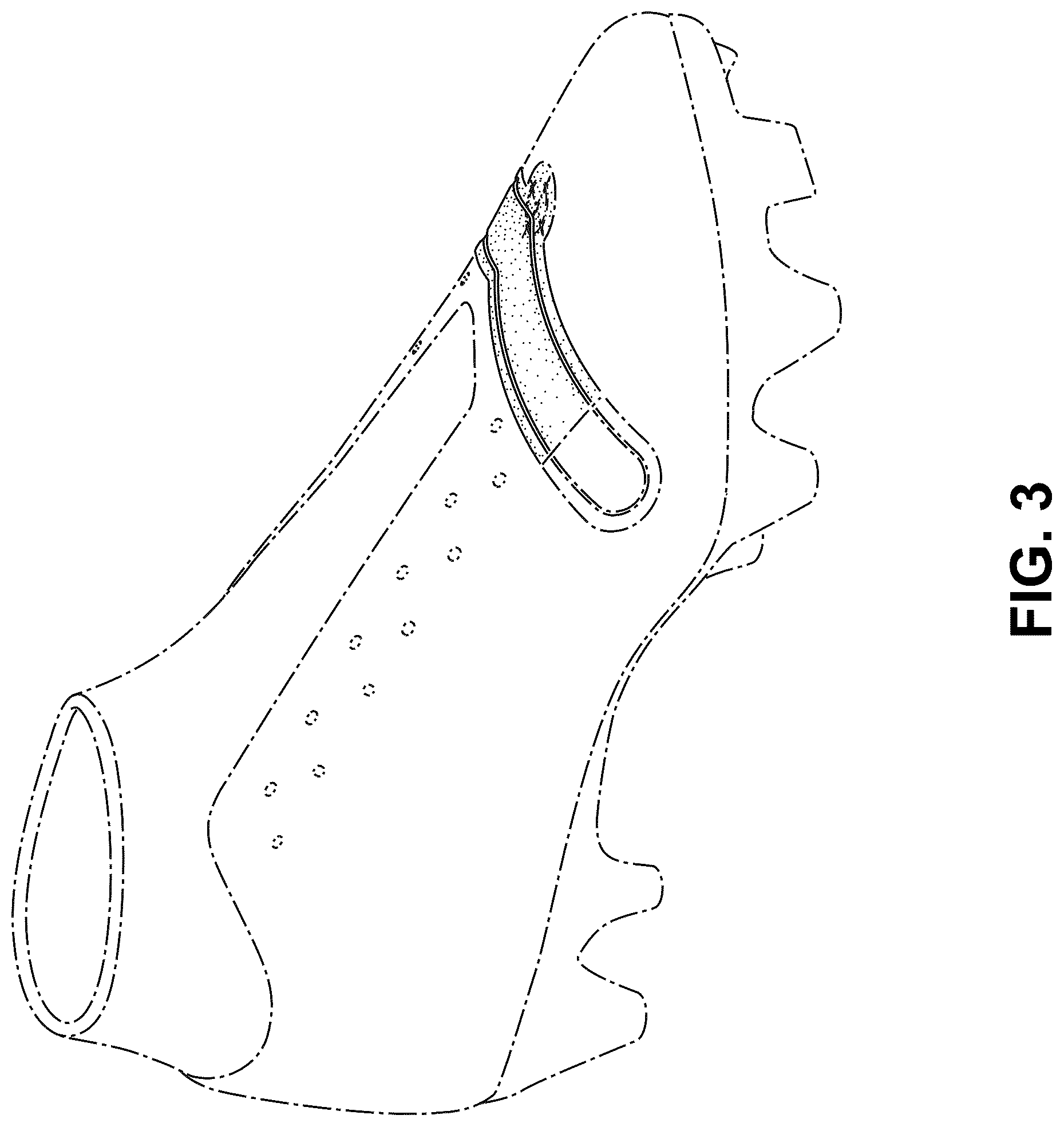 Patent USD1076386 Figure 3 – Shoe