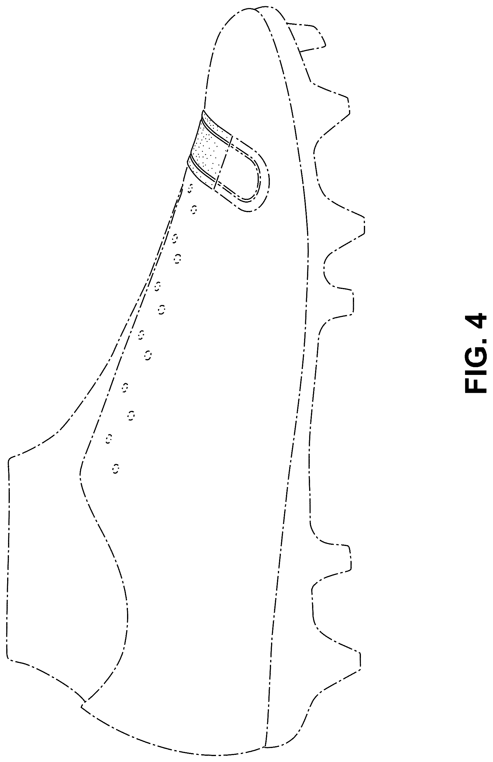 Patent USD1076386 Figure 4 – Shoe