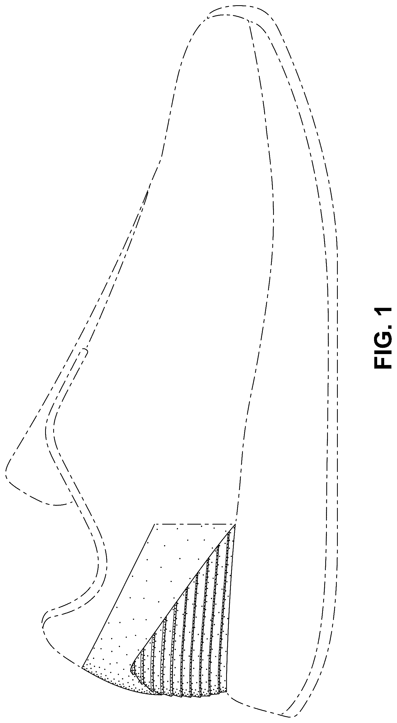 Patent USD1076387 Figure 1 – Shoe