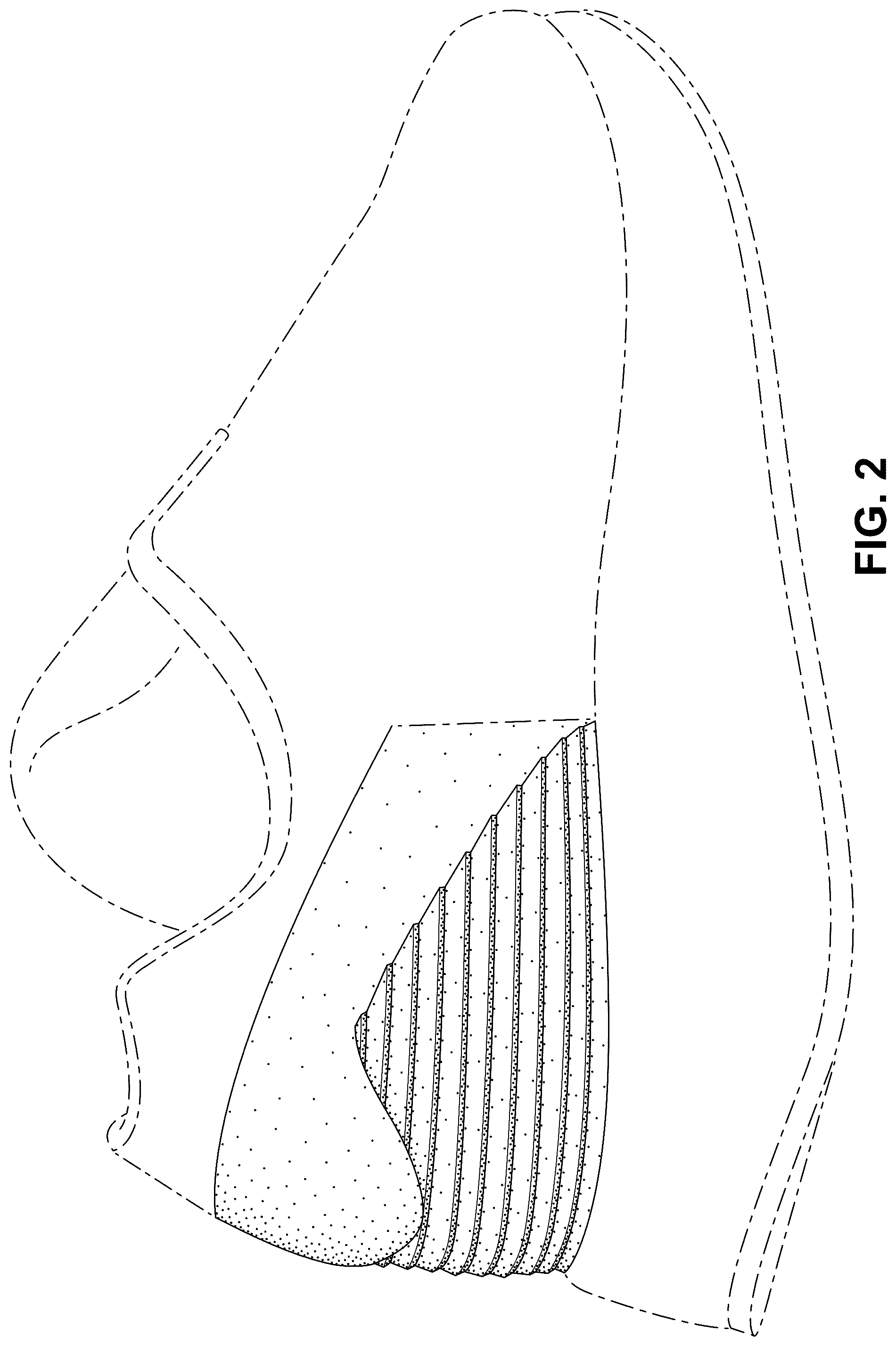 Patent USD1076387 Figure 2 – Shoe