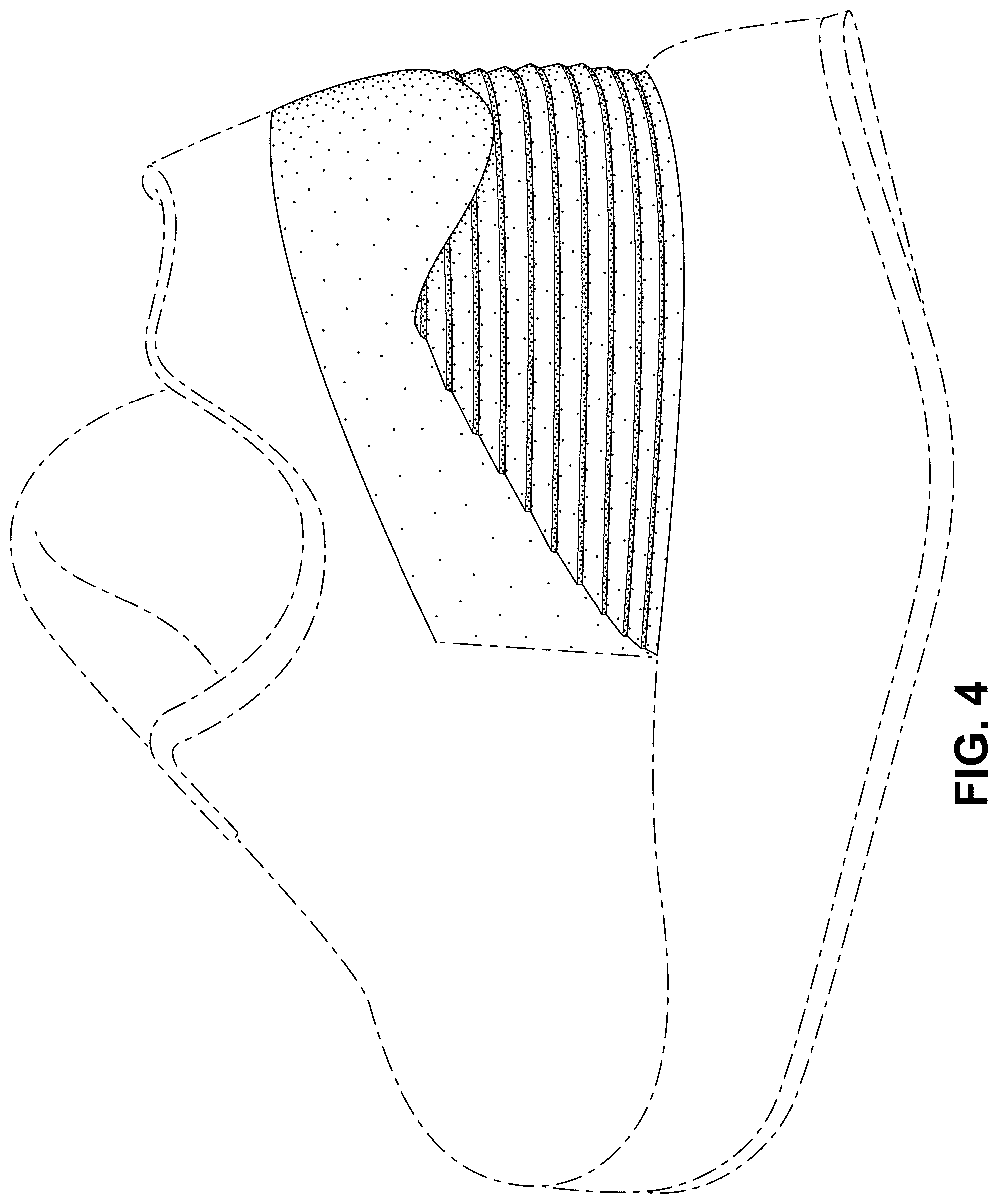Patent USD1076387 Figure 4 – Shoe