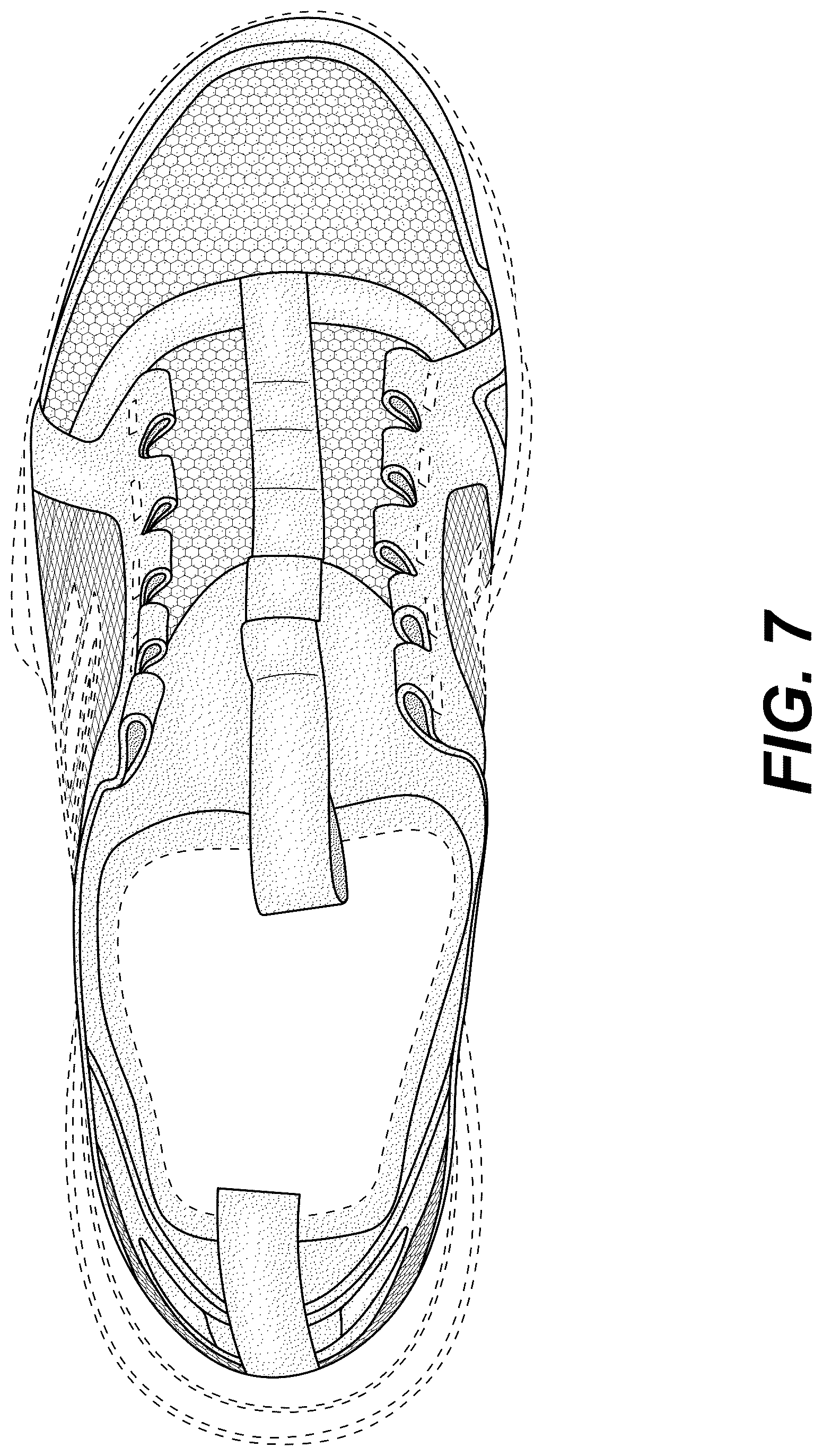 Patent USD1076389 Figure 7 – Shoe