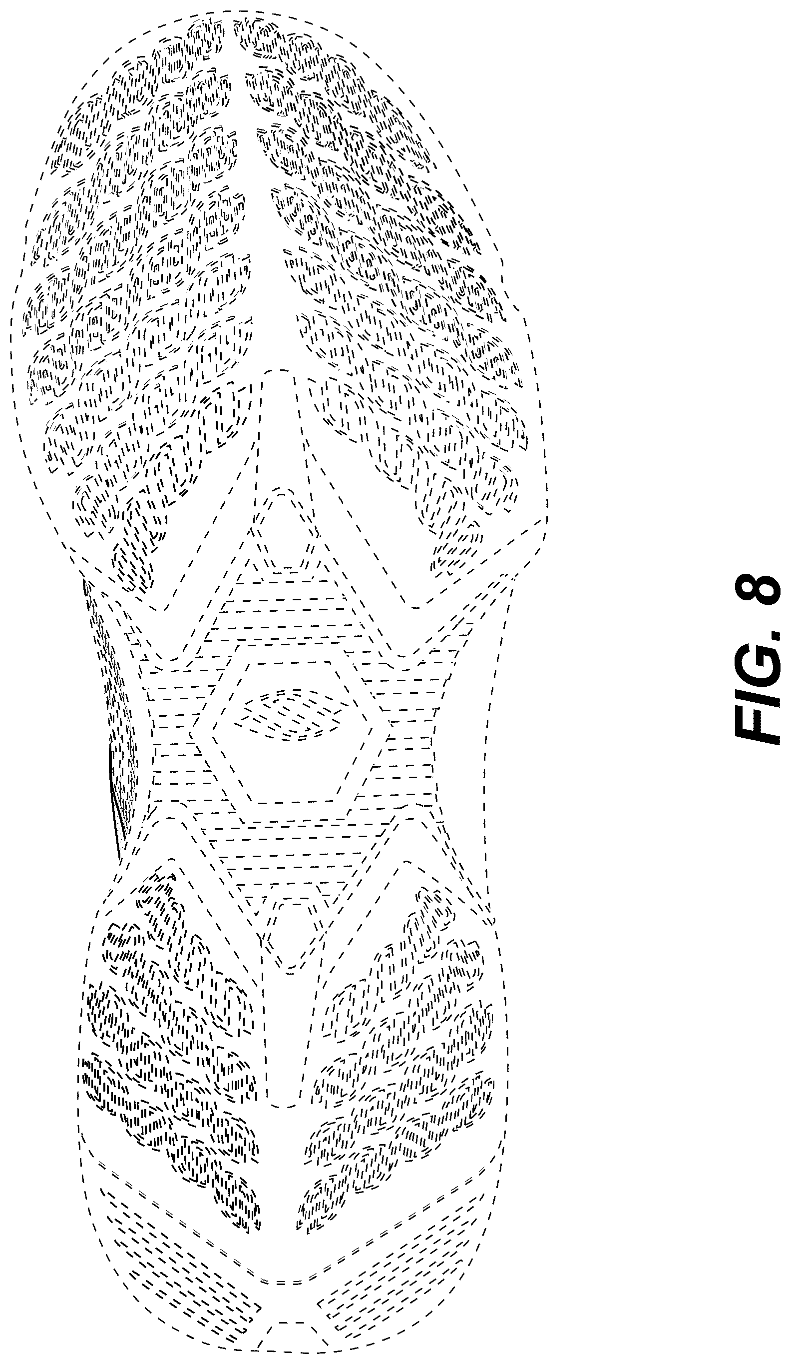 Patent USD1076389 Figure 8 – Shoe