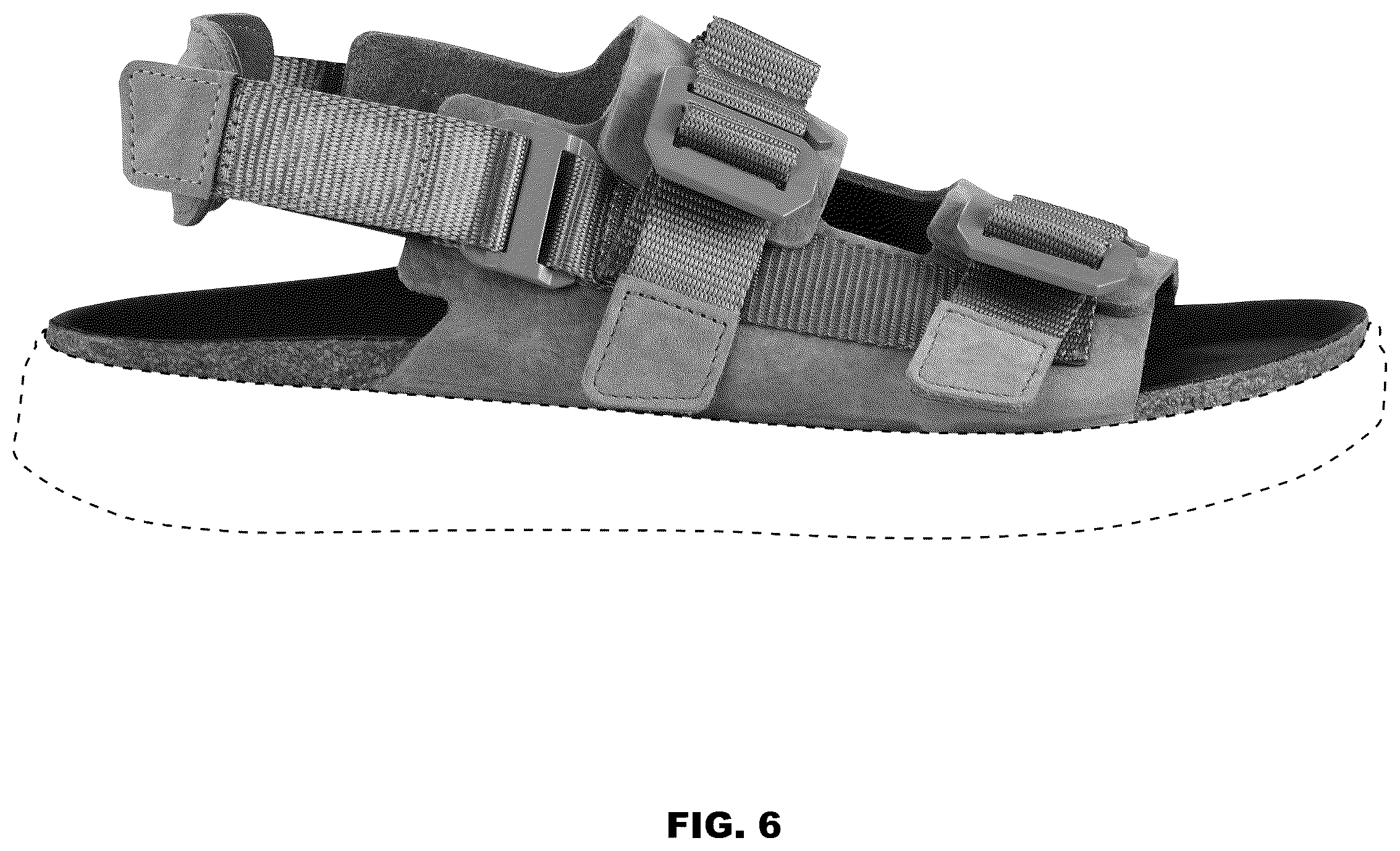 Patent USD1076390 Figure 6 – Sandal