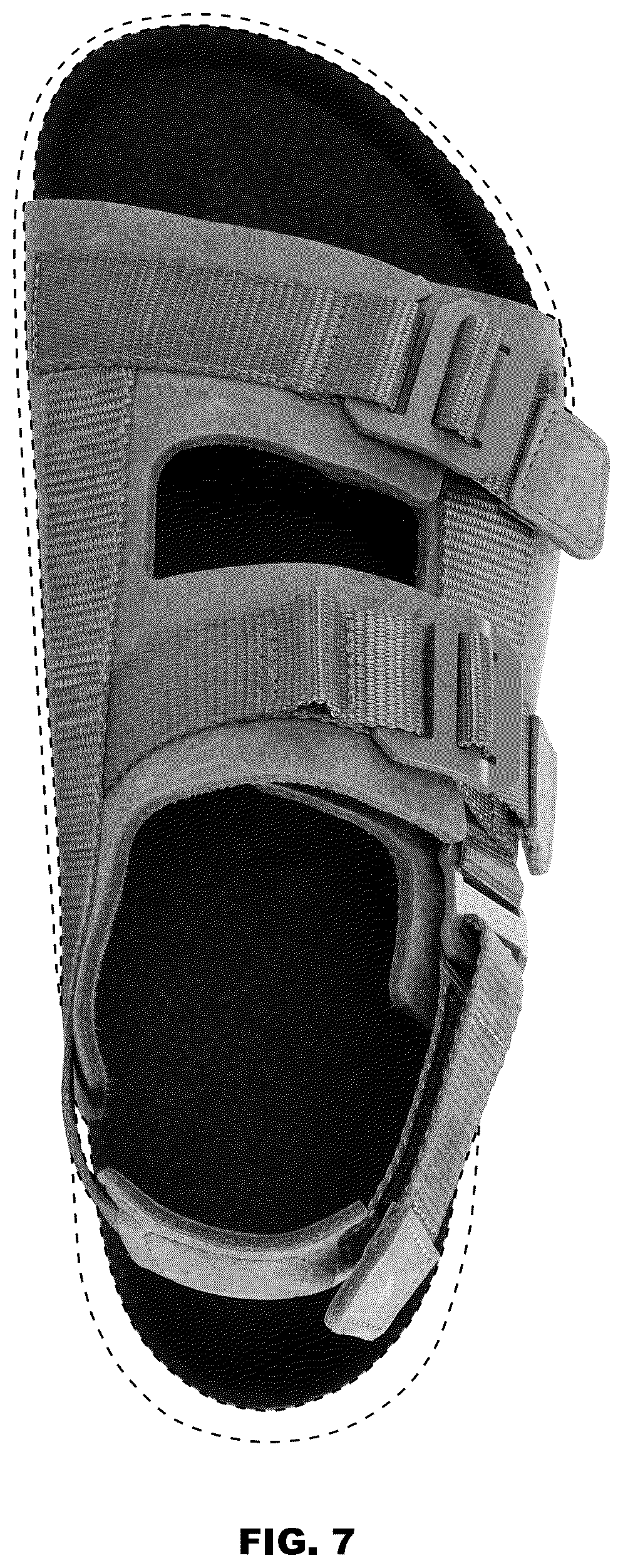 Patent USD1076390 Figure 7 – Sandal