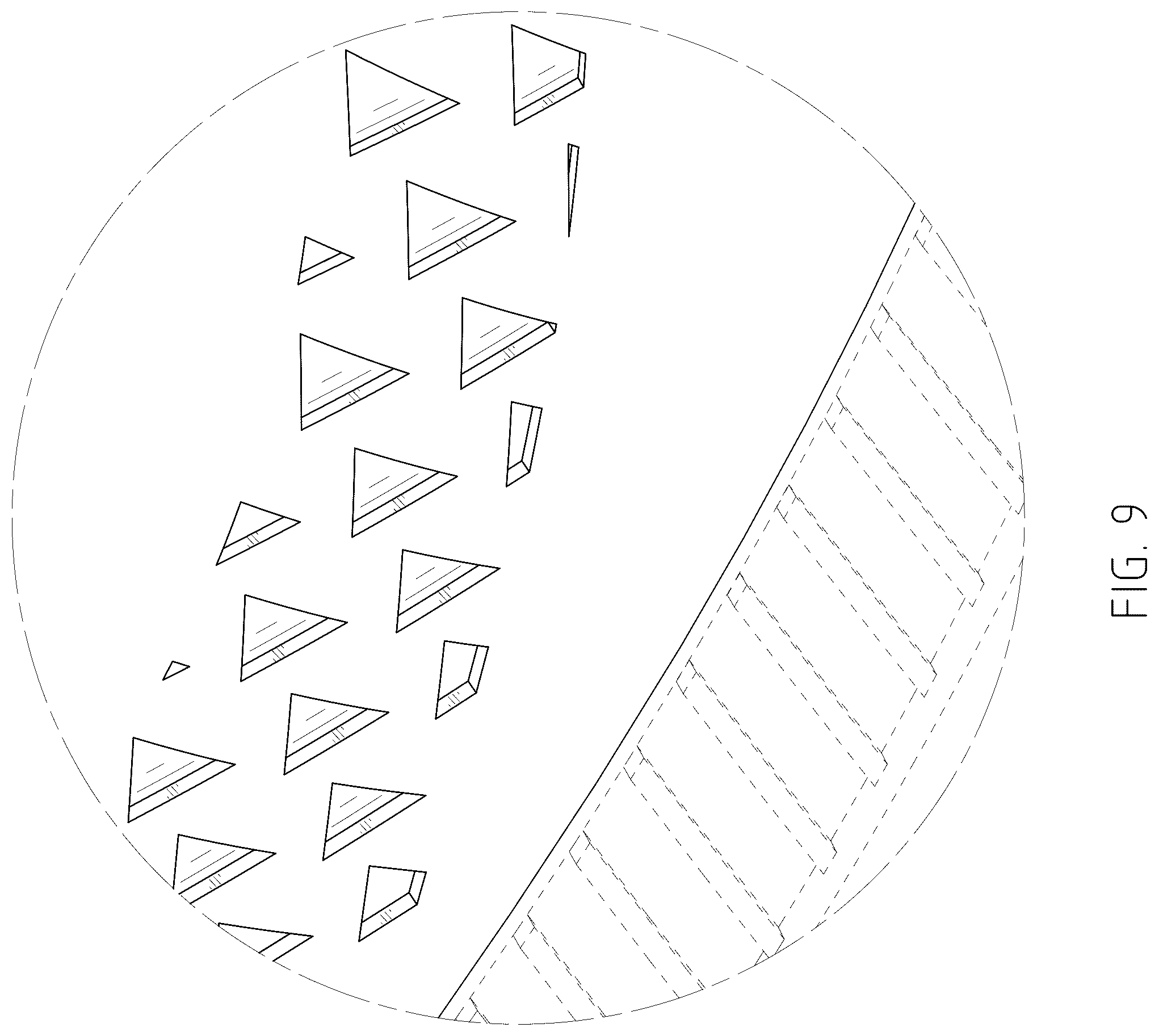 Patent USD1076395 Figure 9 – Shoe upper