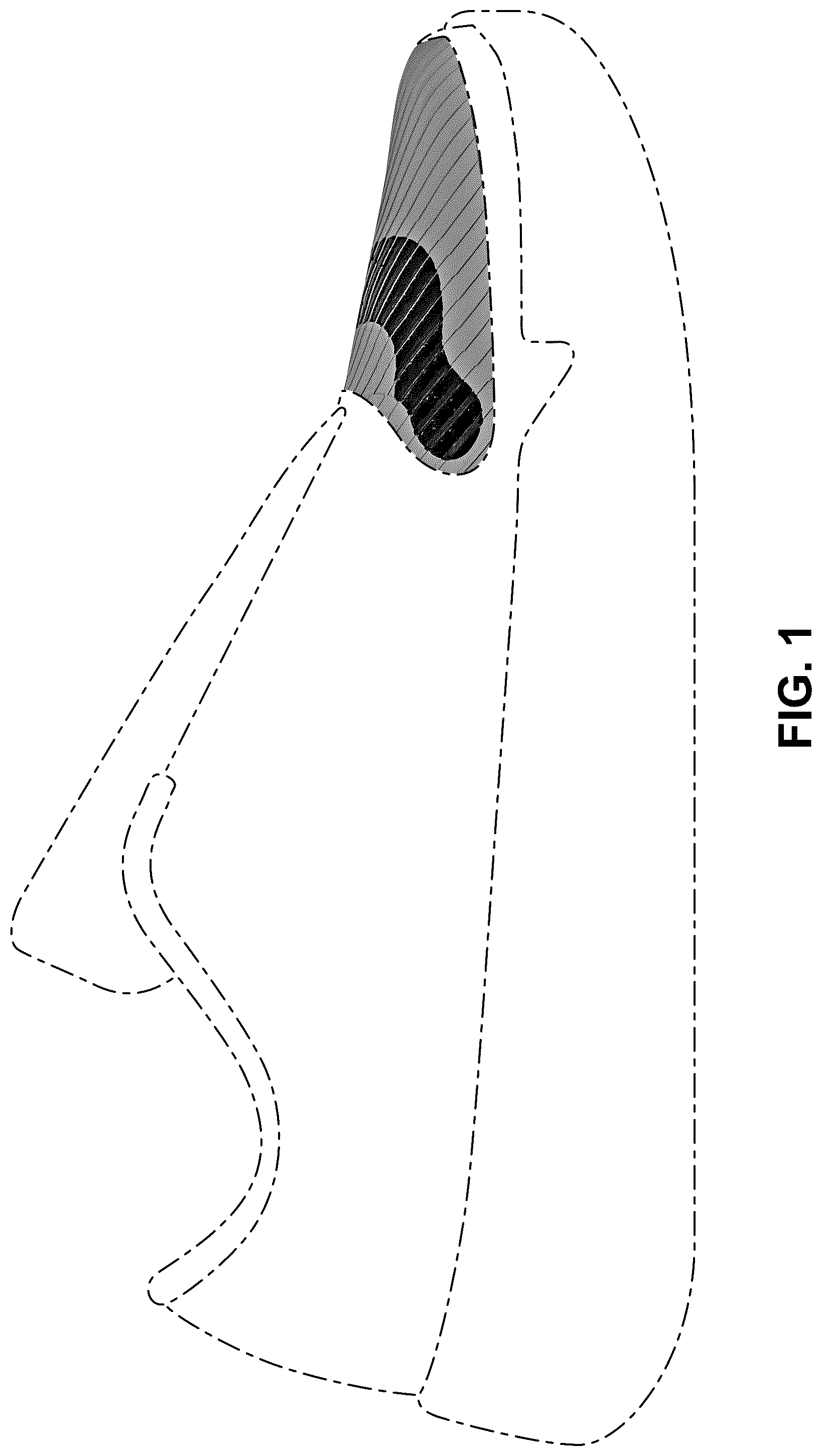Patent USD1076397 Figure 1 – Shoe