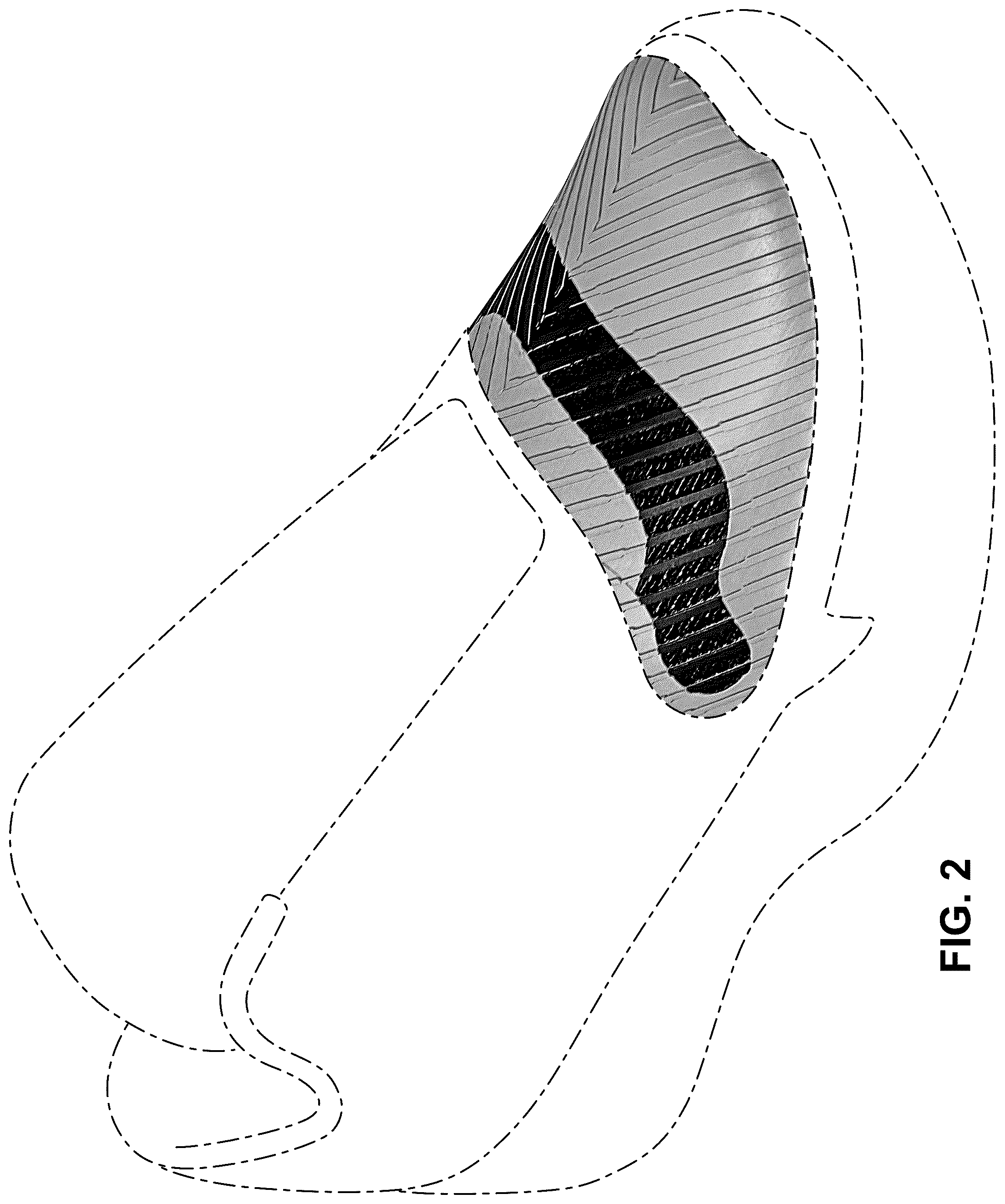 Patent USD1076397 Figure 2 – Shoe