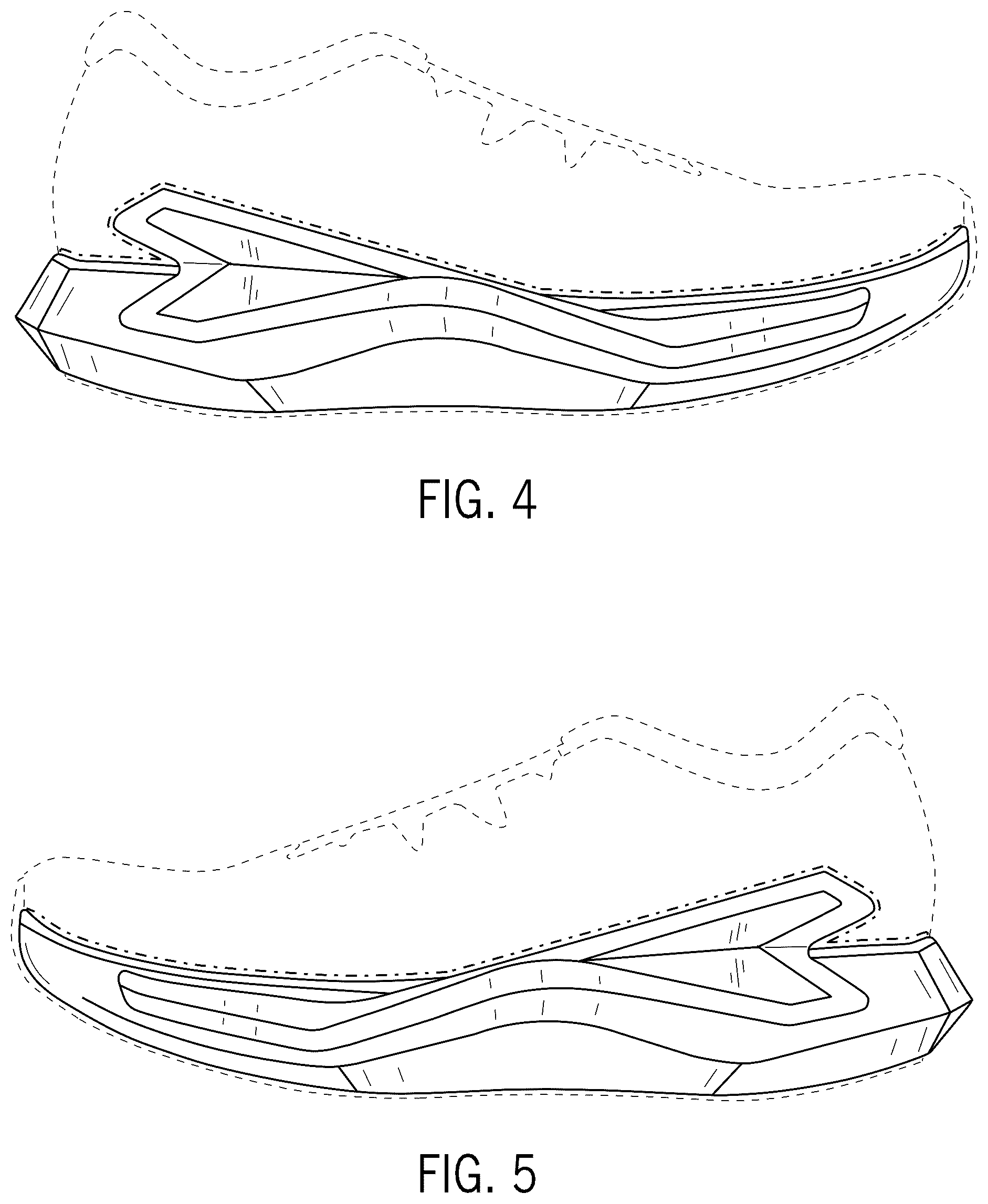 Patent USD1076401 Figure 3 – Footwear article