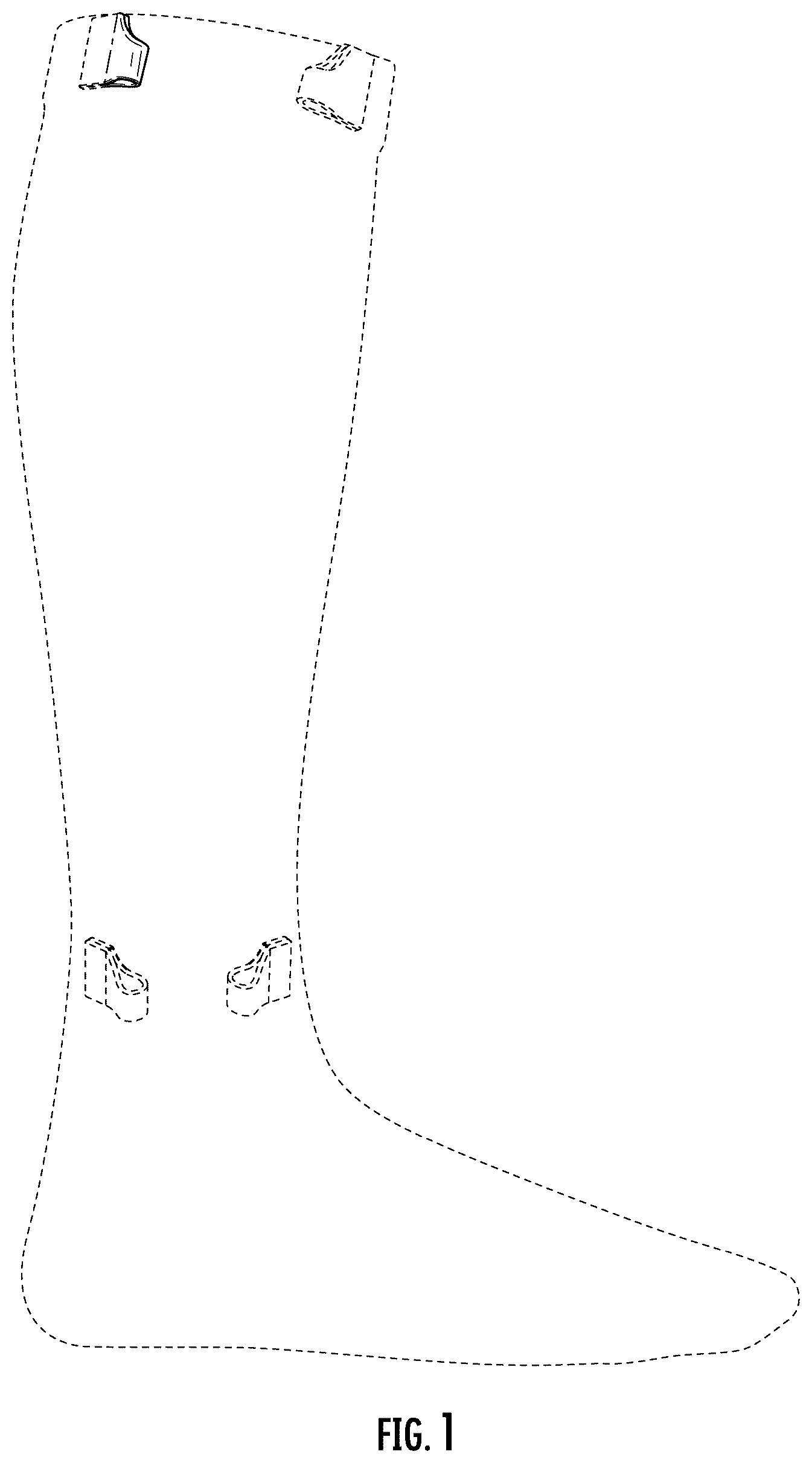 Patent USD1076402 — Loop for compression stocking — Figure 1