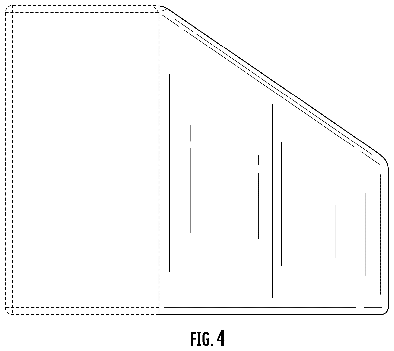 Patent USD1076402 Figure 4 – Loop for compression stocking