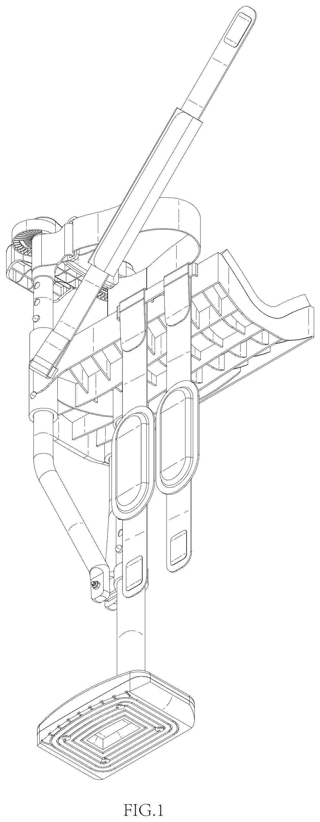 Patent USD1076403 — Hands free crutch — Figure 1
