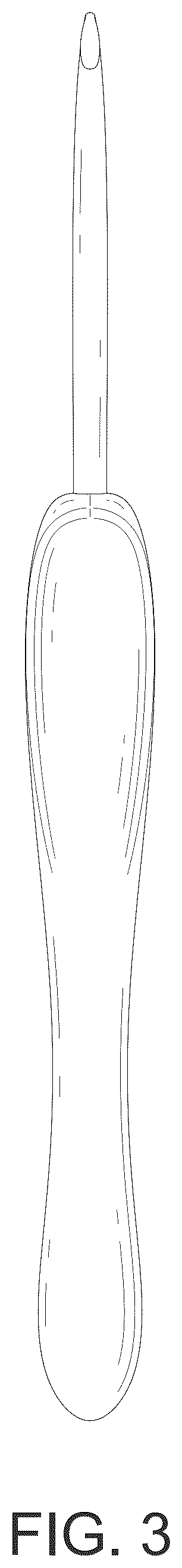 Patent USD1076404 Figure 3 – Crochet hook