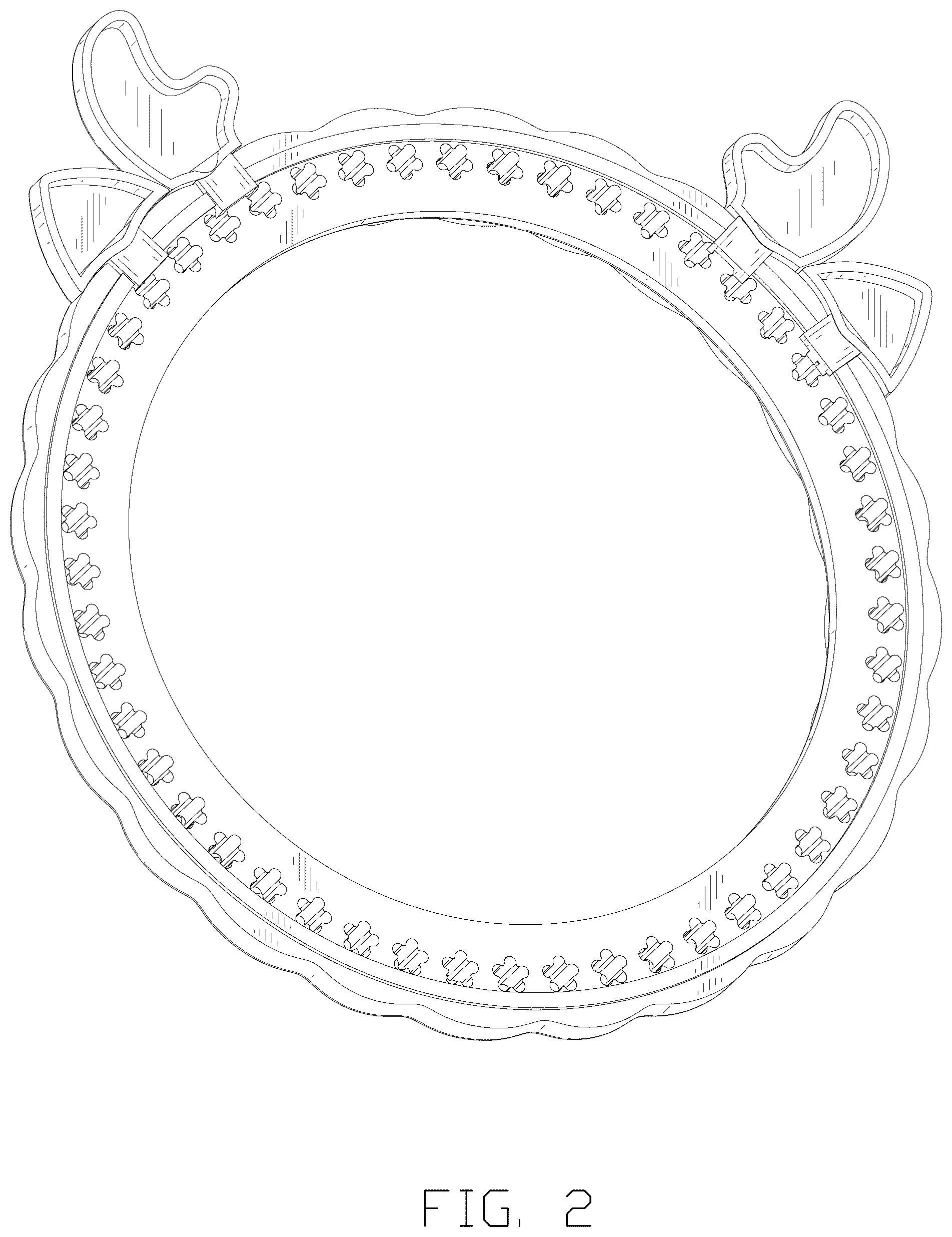Patent USD1076405 Figure 2 – Knitting loom