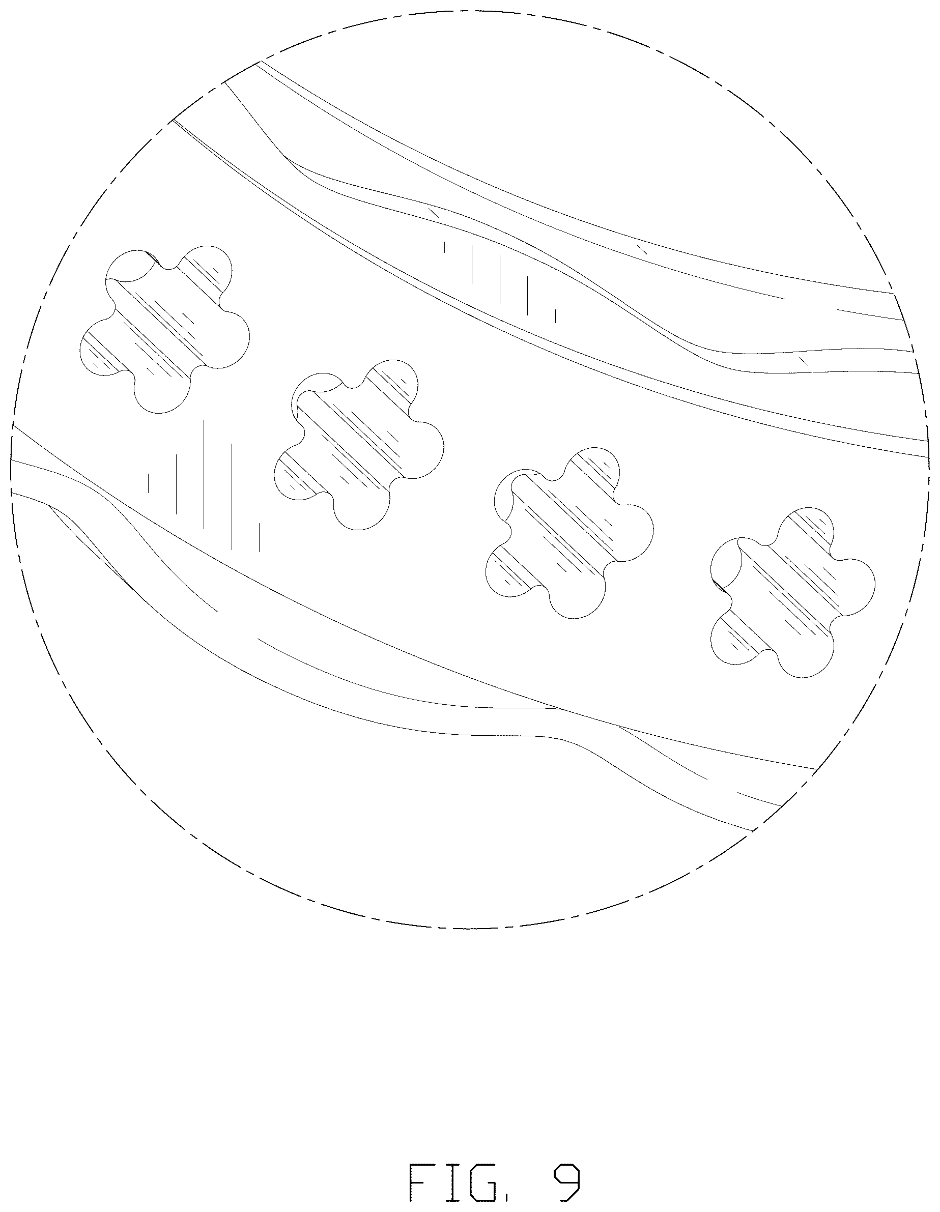 Patent USD1076405 Figure 9 – Knitting loom