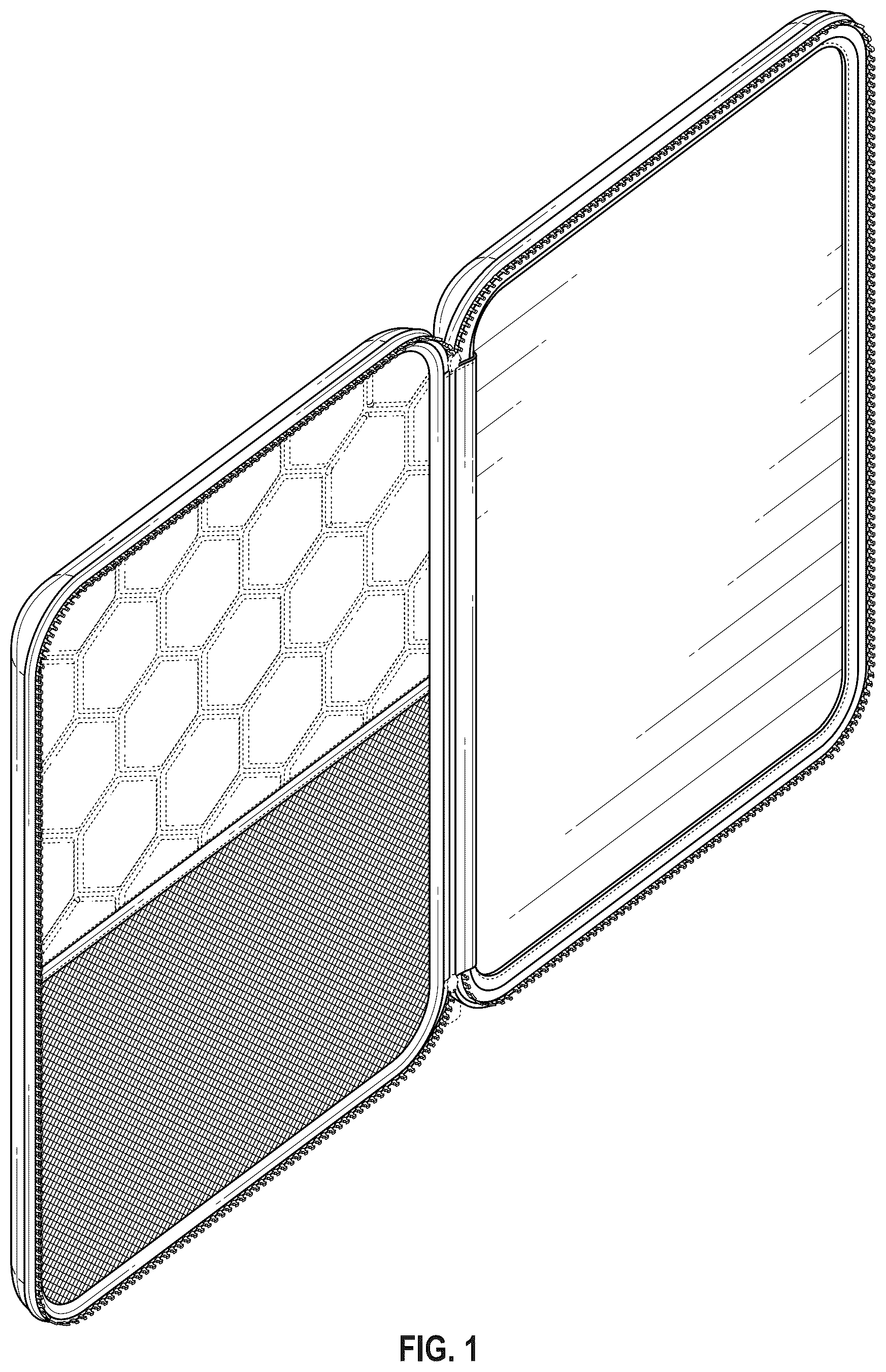 Patent USD1076407 Figure 1 – Comic book storage case
