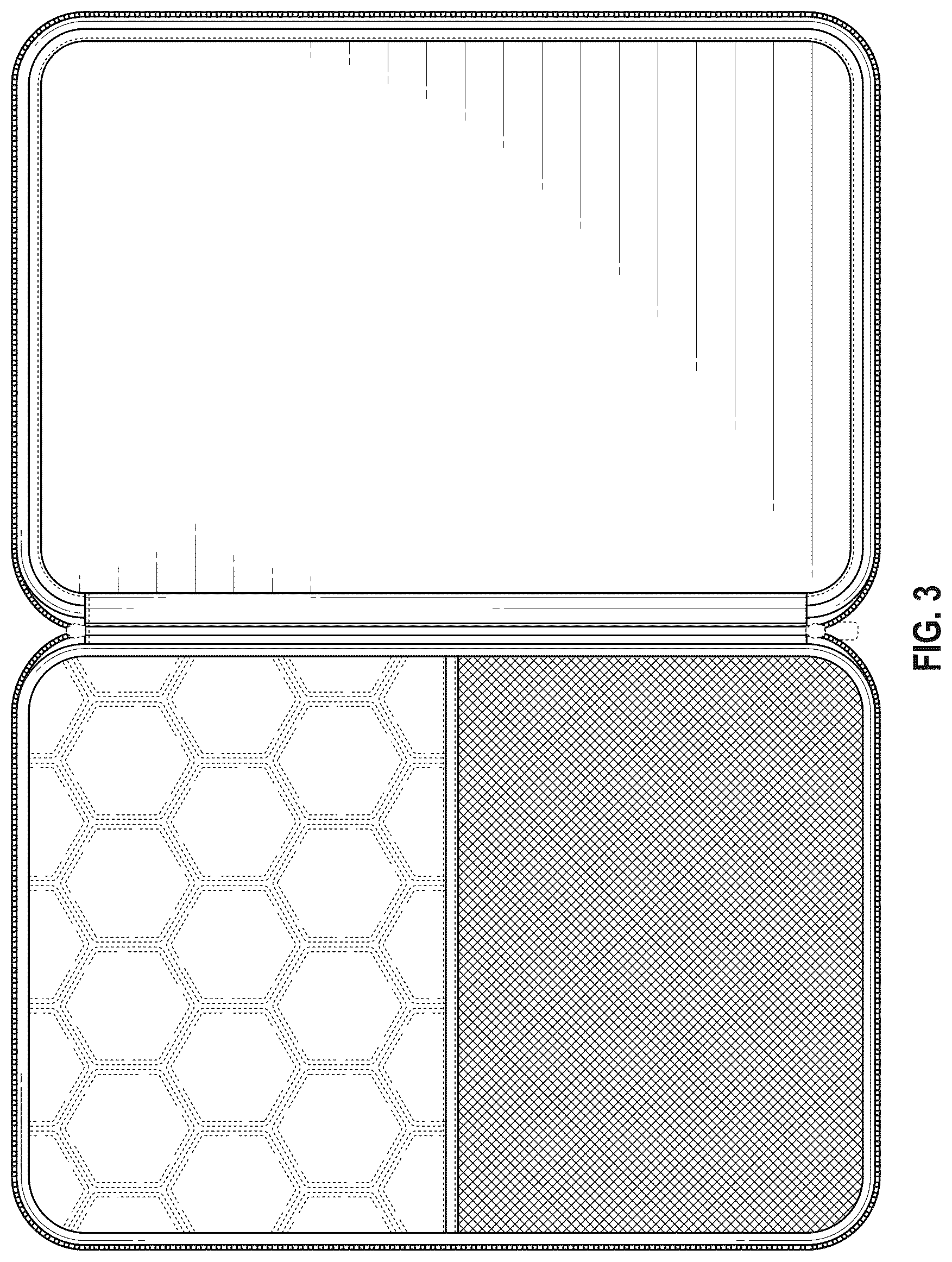 Patent USD1076407 Figure 3 – Comic book storage case