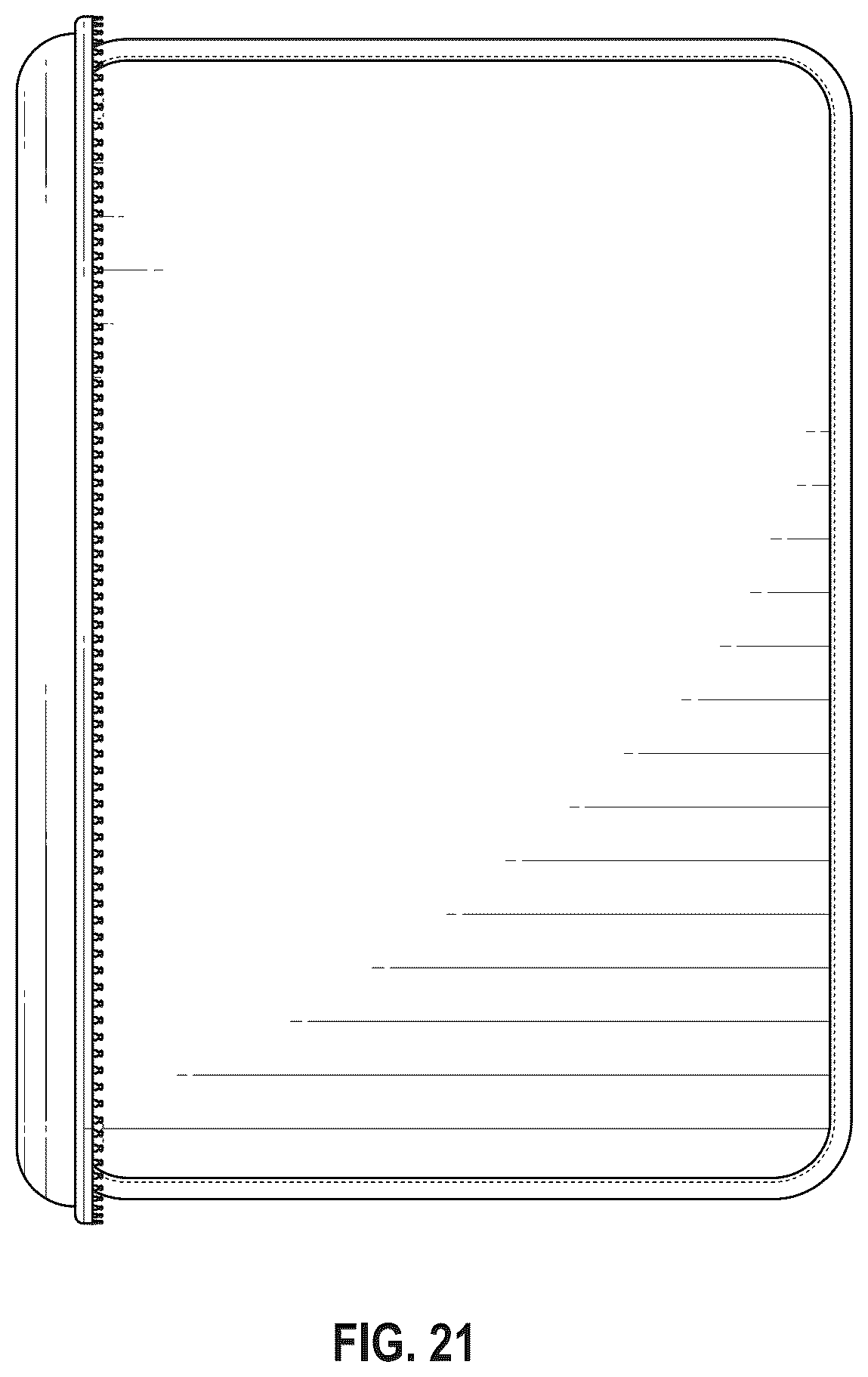 Patent USD1076407 Figure 17 – Comic book storage case