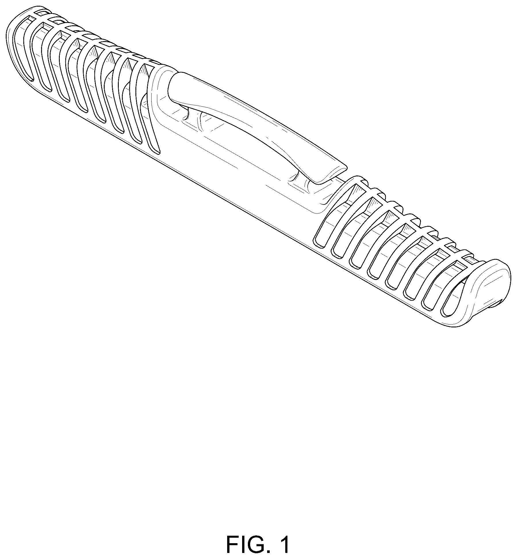 Patent USD1076409 Figure 1 – Slider top for hydration reservoir
