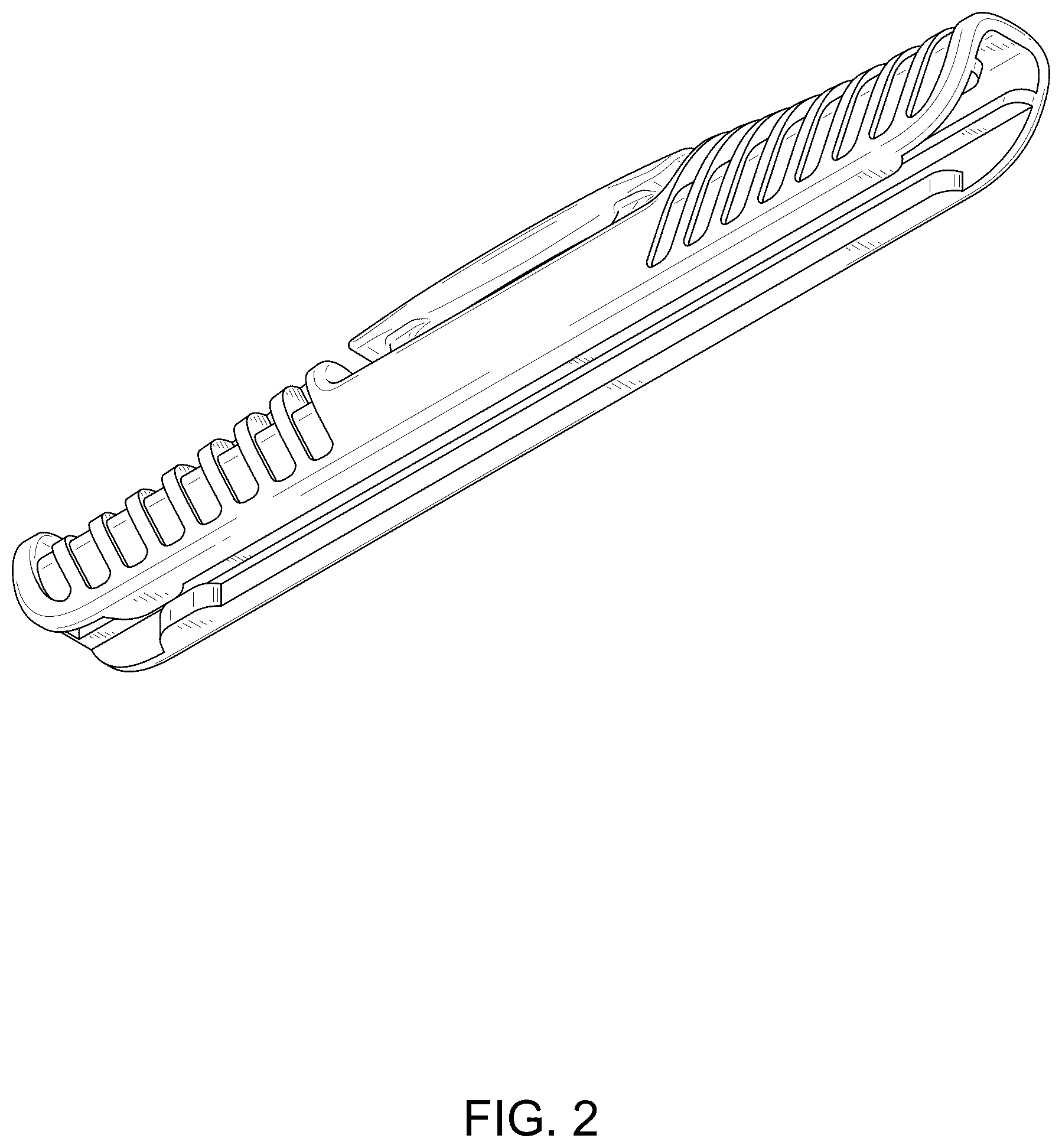 Patent USD1076409 Figure 2 – Slider top for hydration reservoir