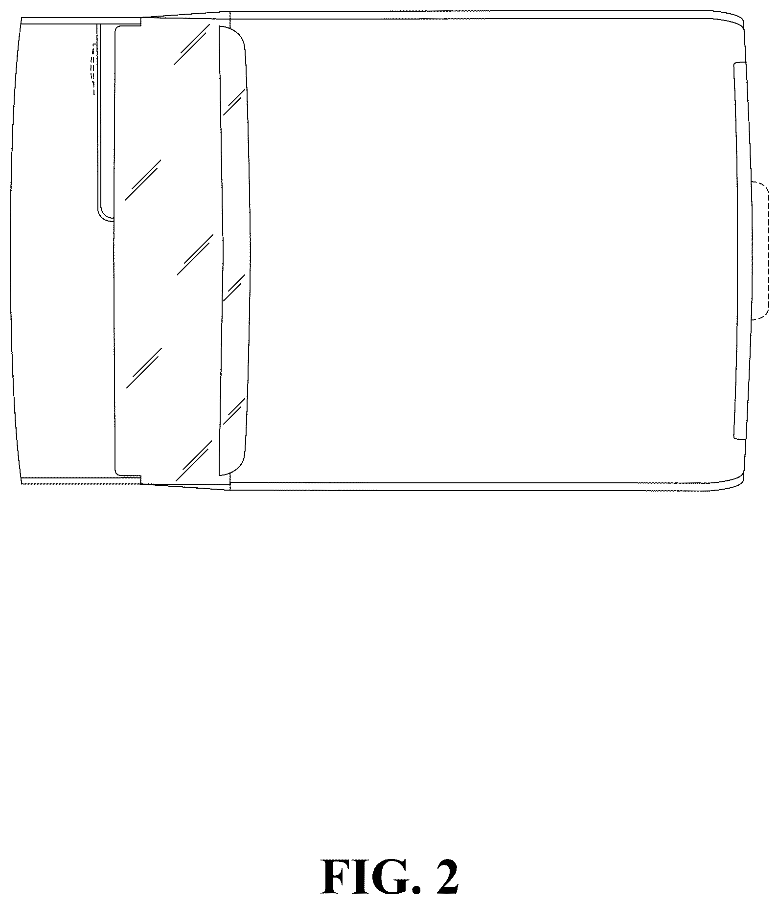 Patent USD1076410 Figure 2 – Medical container