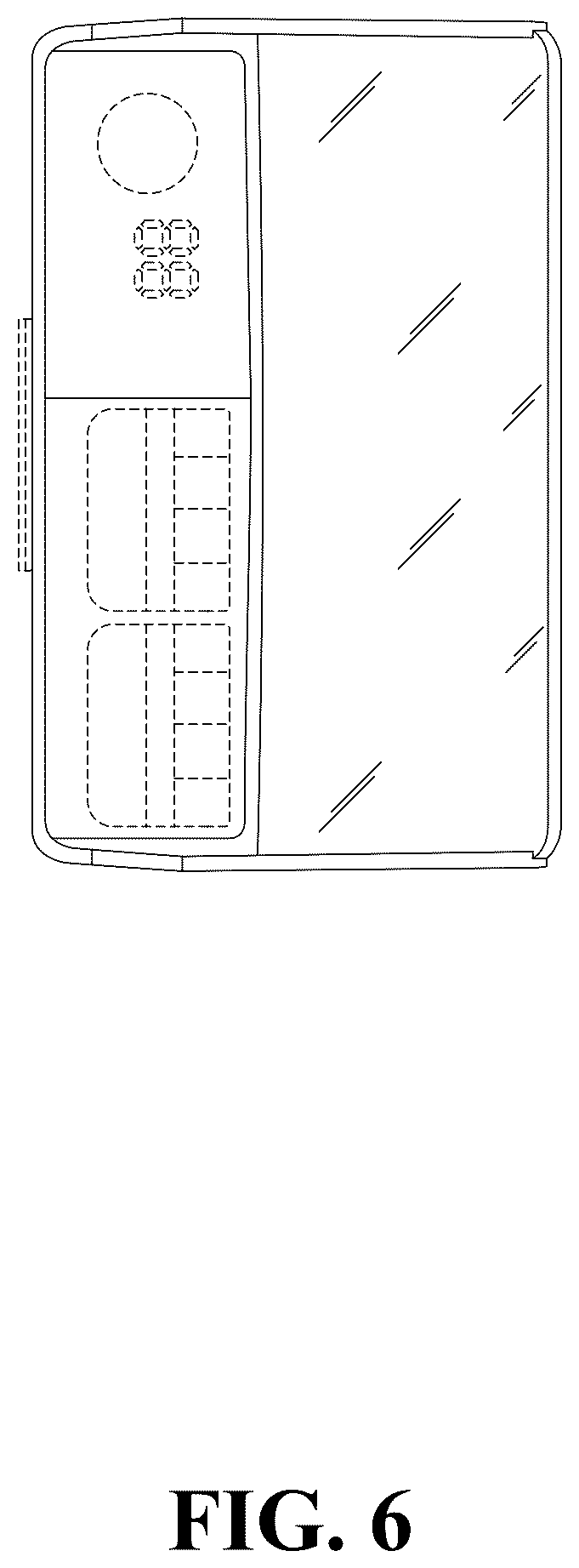 Patent USD1076410 Figure 6 – Medical container