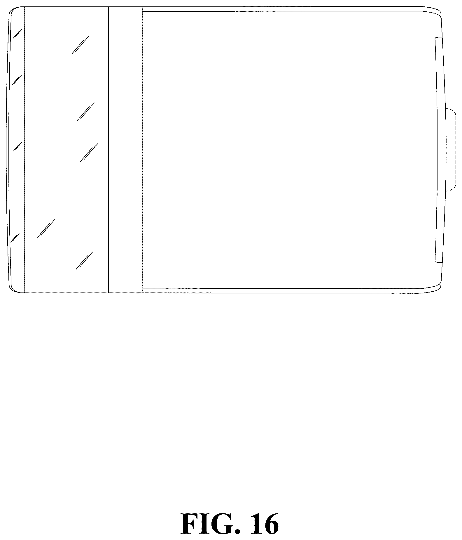 Patent USD1076410 Figure 16 – Medical container