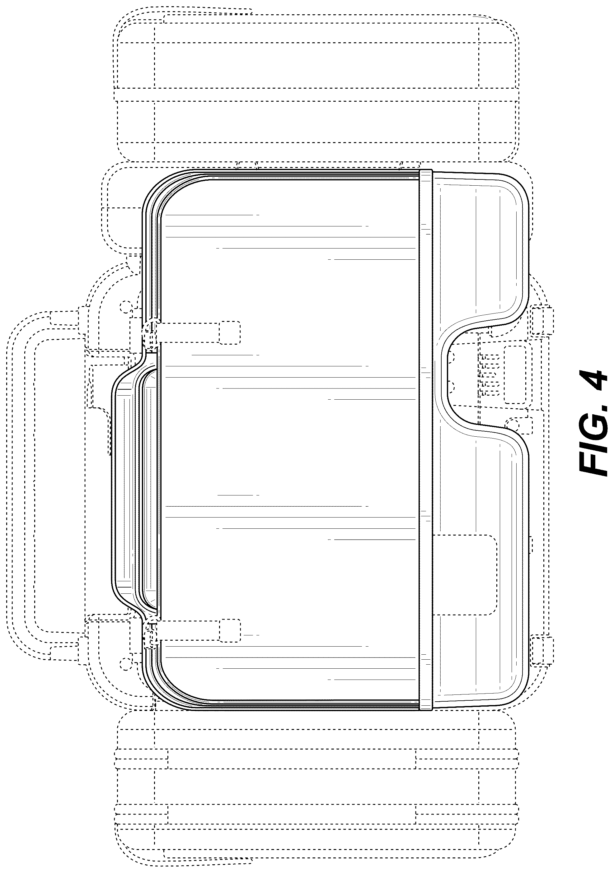 Patent USD1076411 Figure 4 – Medical device storage bag