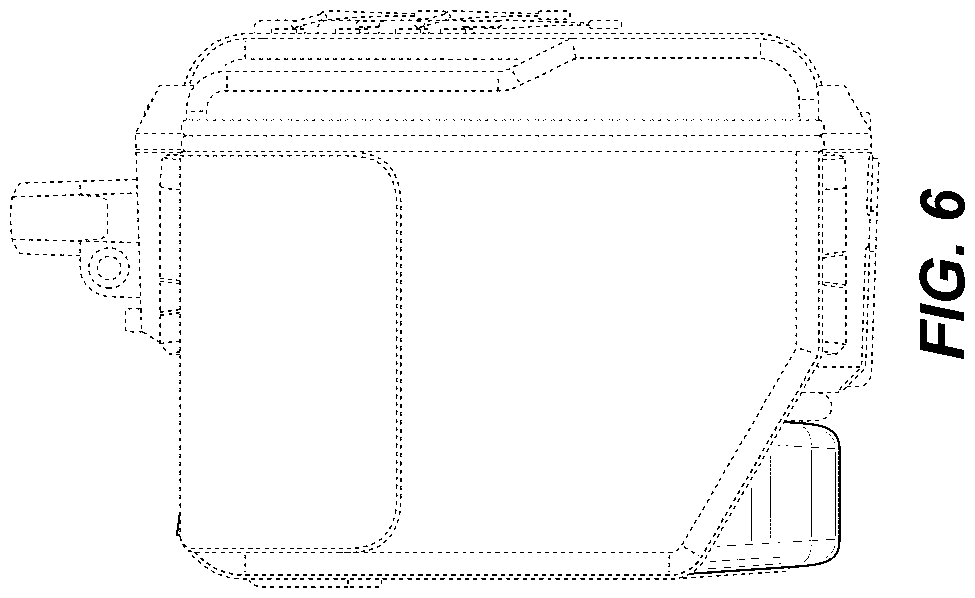 Patent USD1076411 Figure 6 – Medical device storage bag