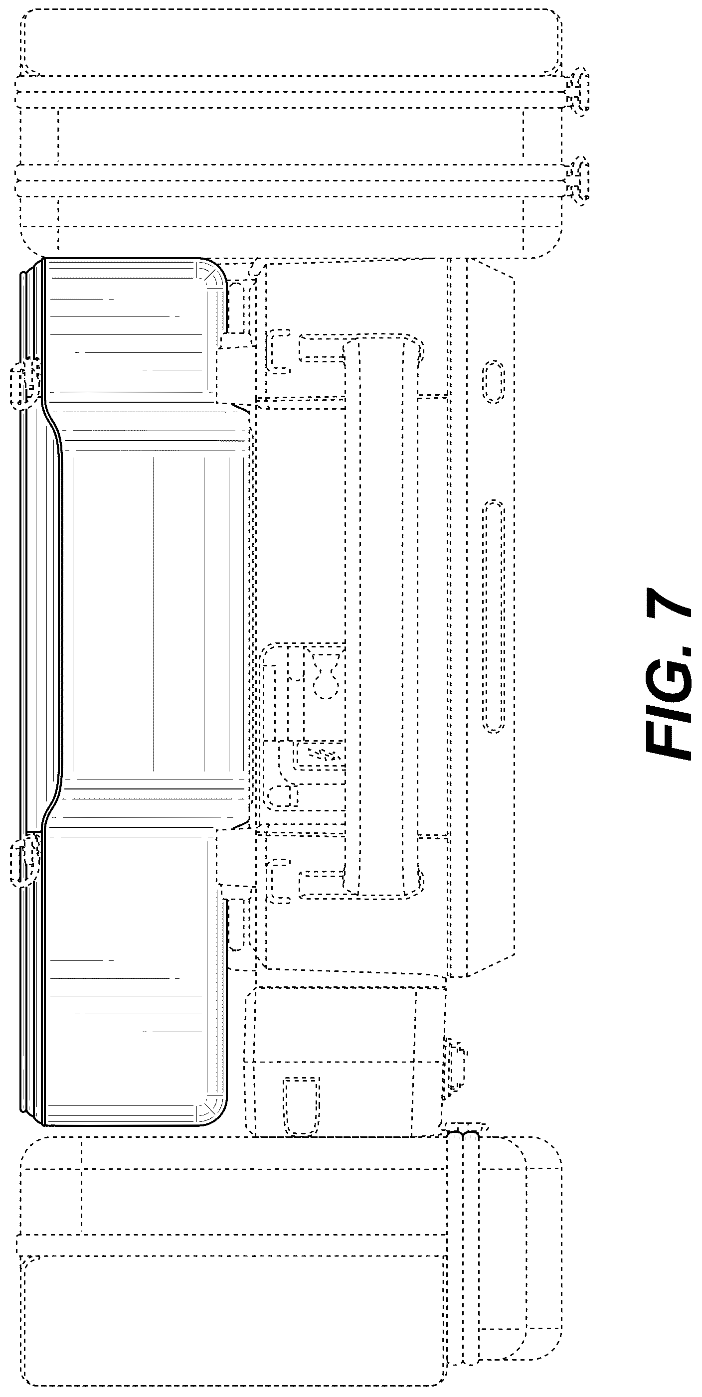 Patent USD1076411 Figure 7 – Medical device storage bag