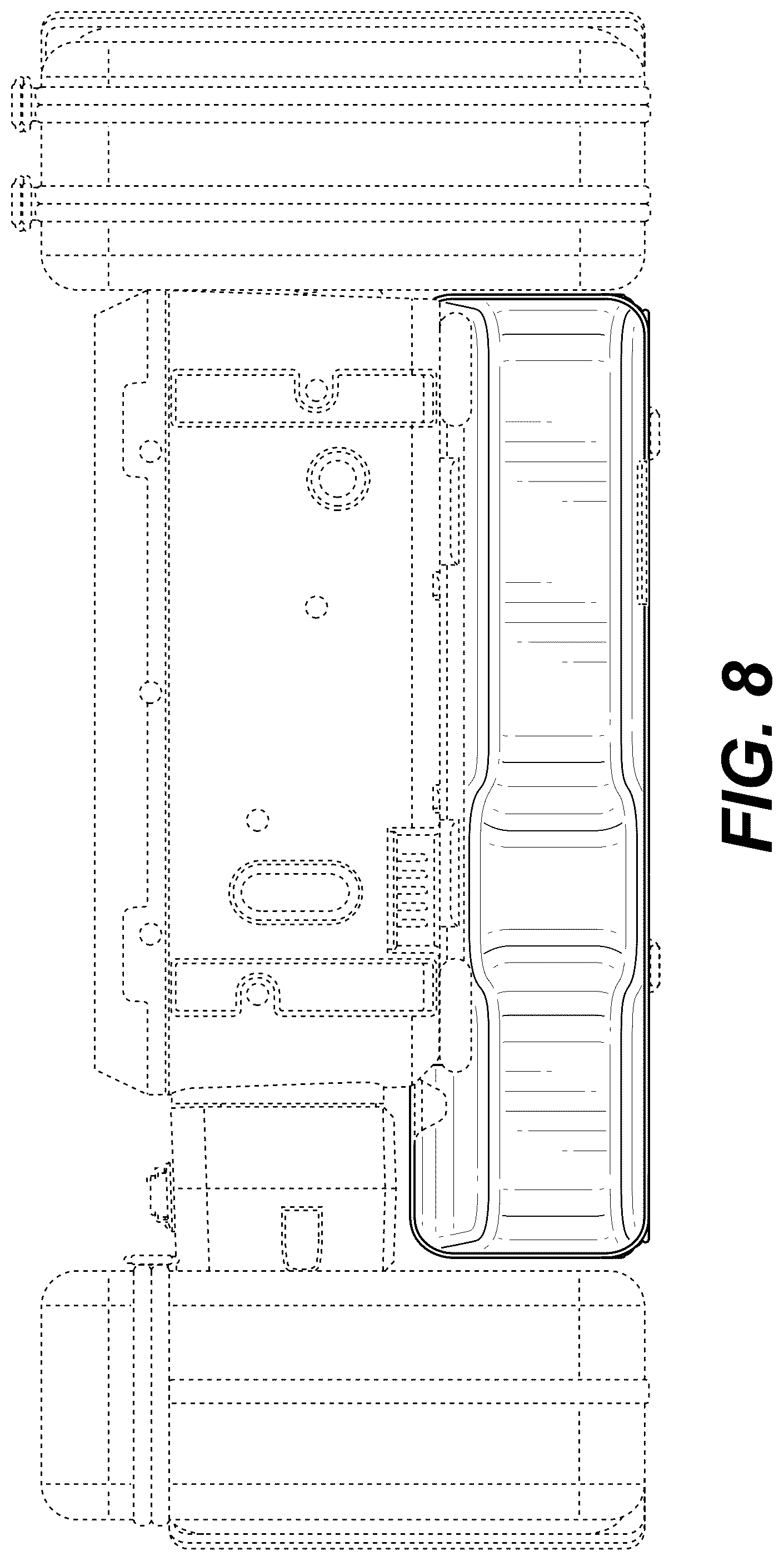 Patent USD1076411 Figure 8 – Medical device storage bag