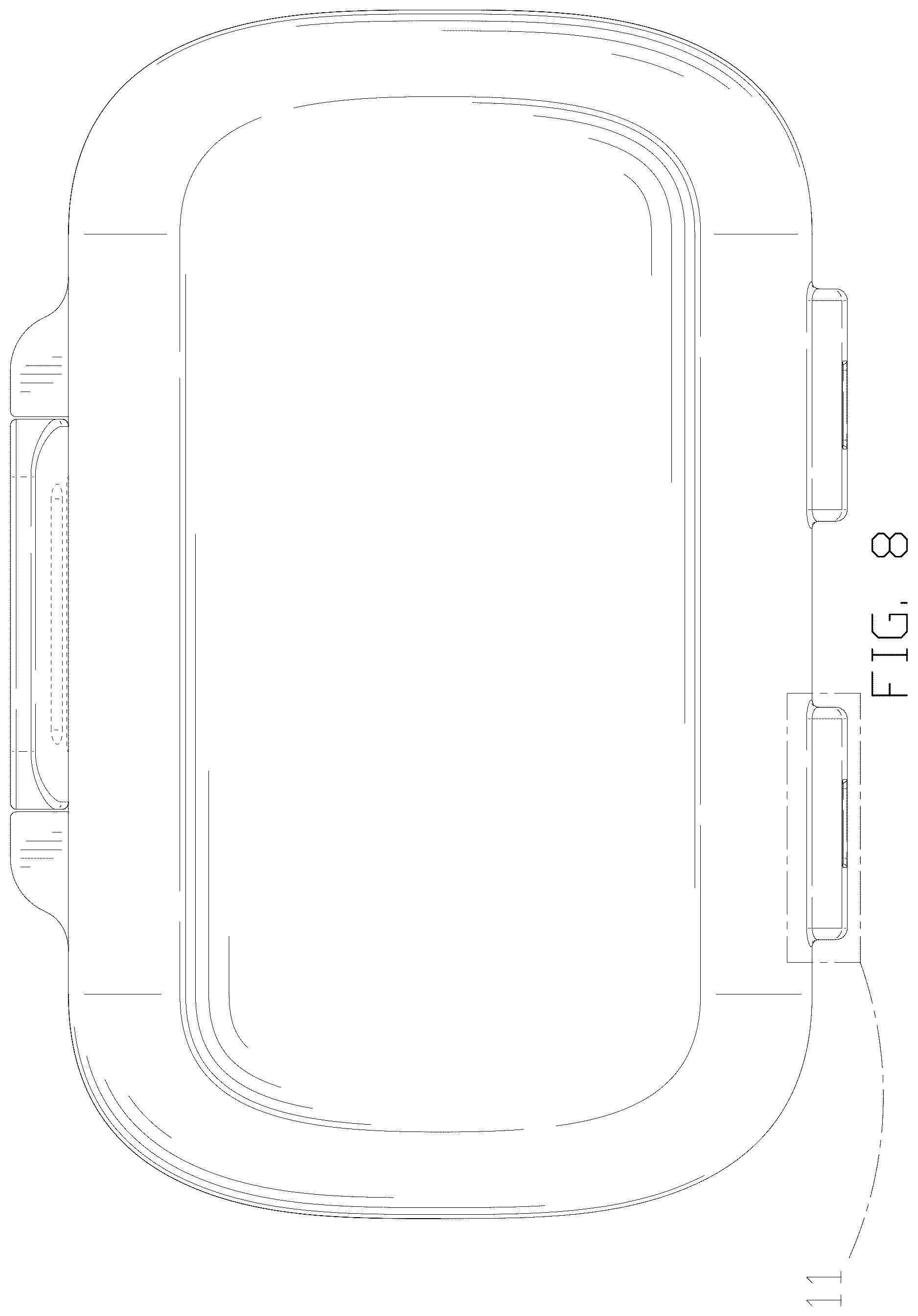Patent USD1076412 Figure 8 – Pill box