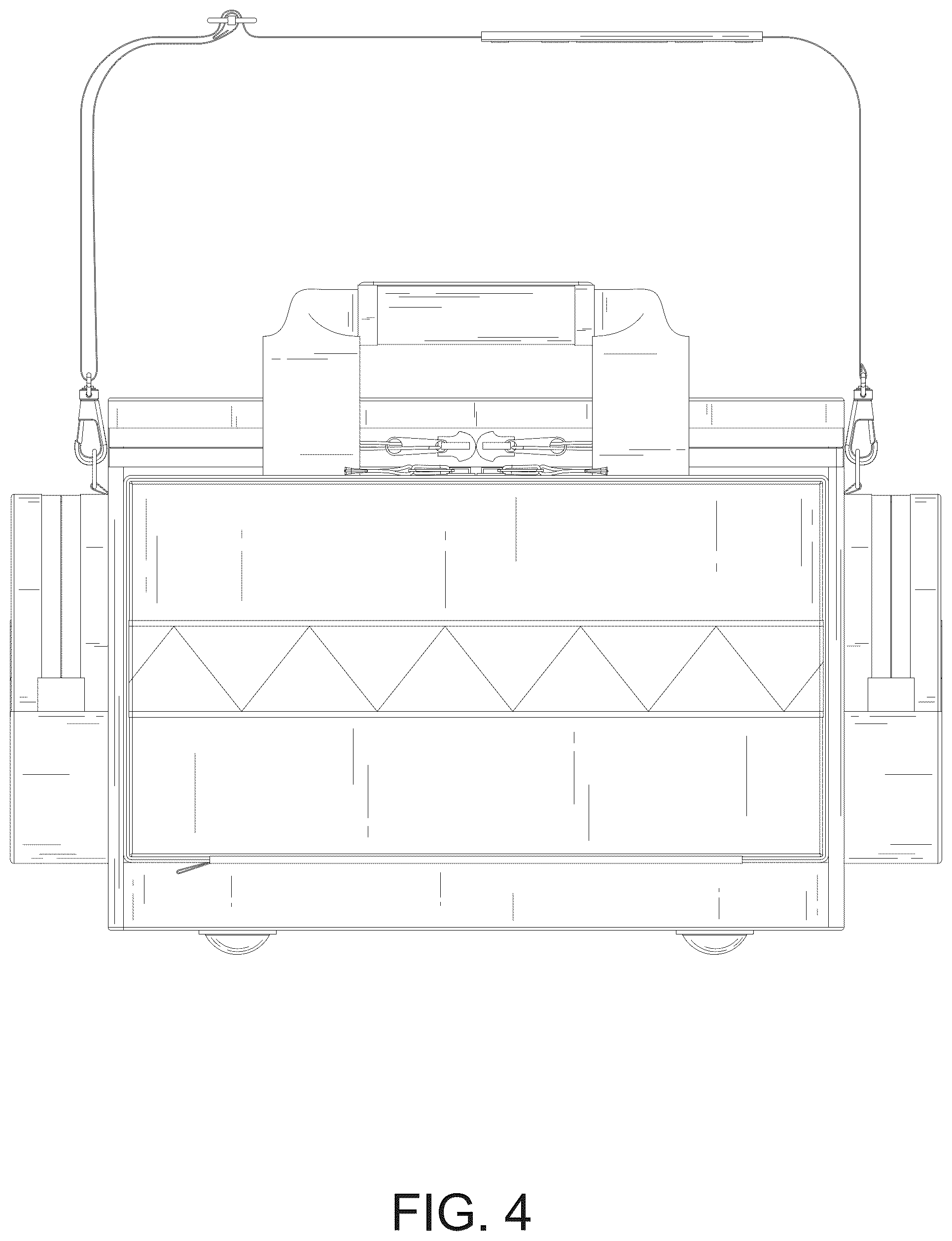 Patent USD1076414 Figure 4 – Emergency handbag