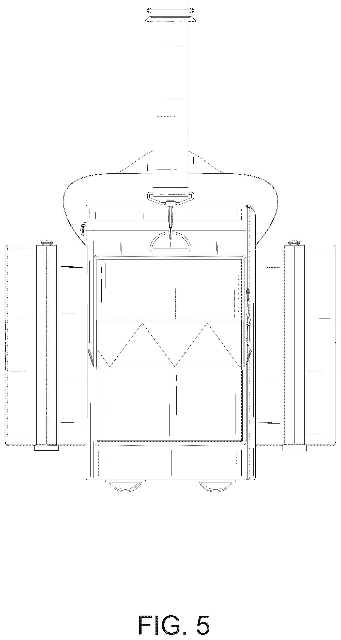 Patent USD1076414 Figure 5 – Emergency handbag