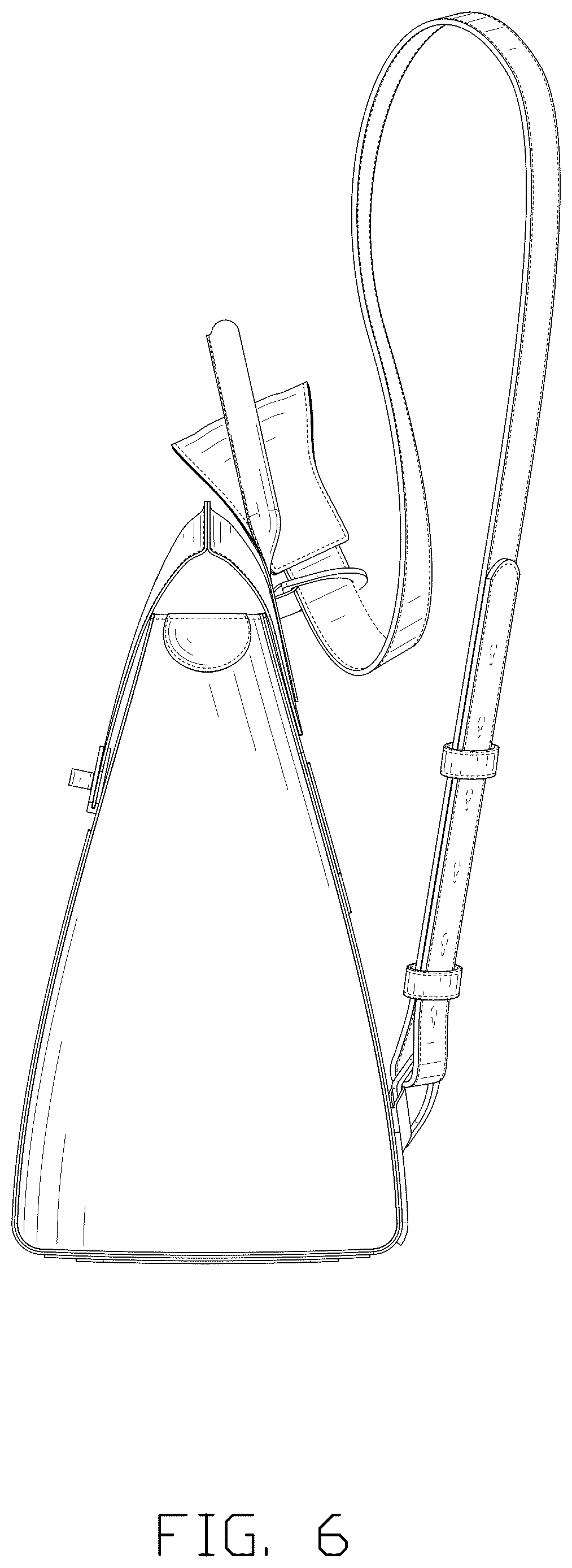Patent USD1076415 Figure 6 – Back bag
