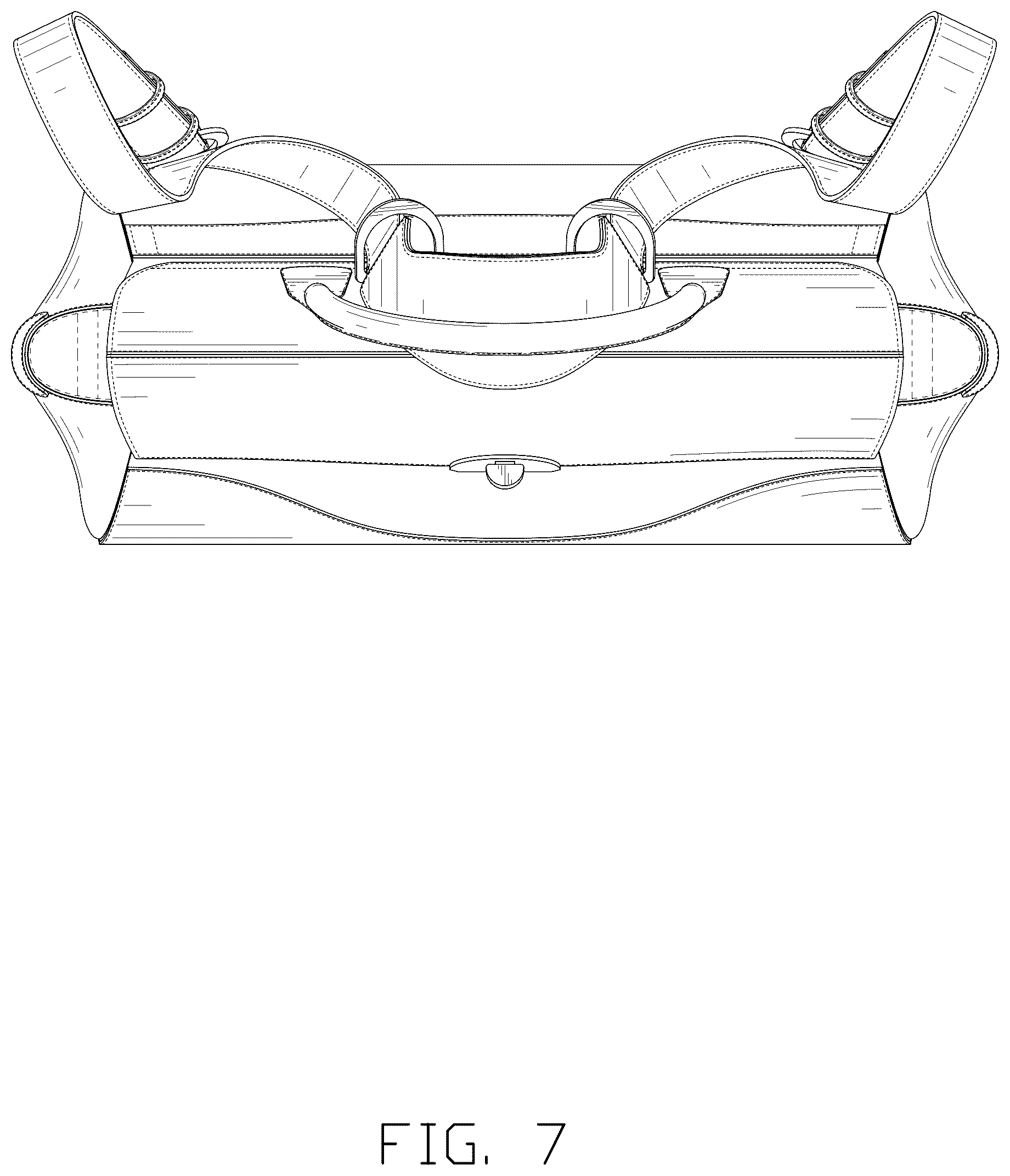 Patent USD1076415 Figure 7 – Back bag