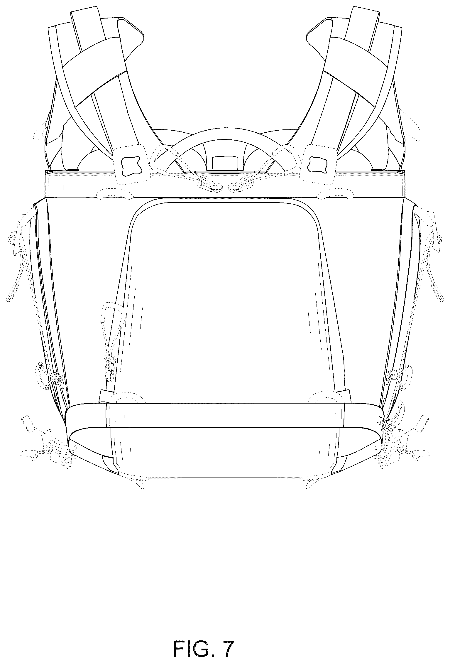 Patent USD1076416 Figure 7 – Backpack