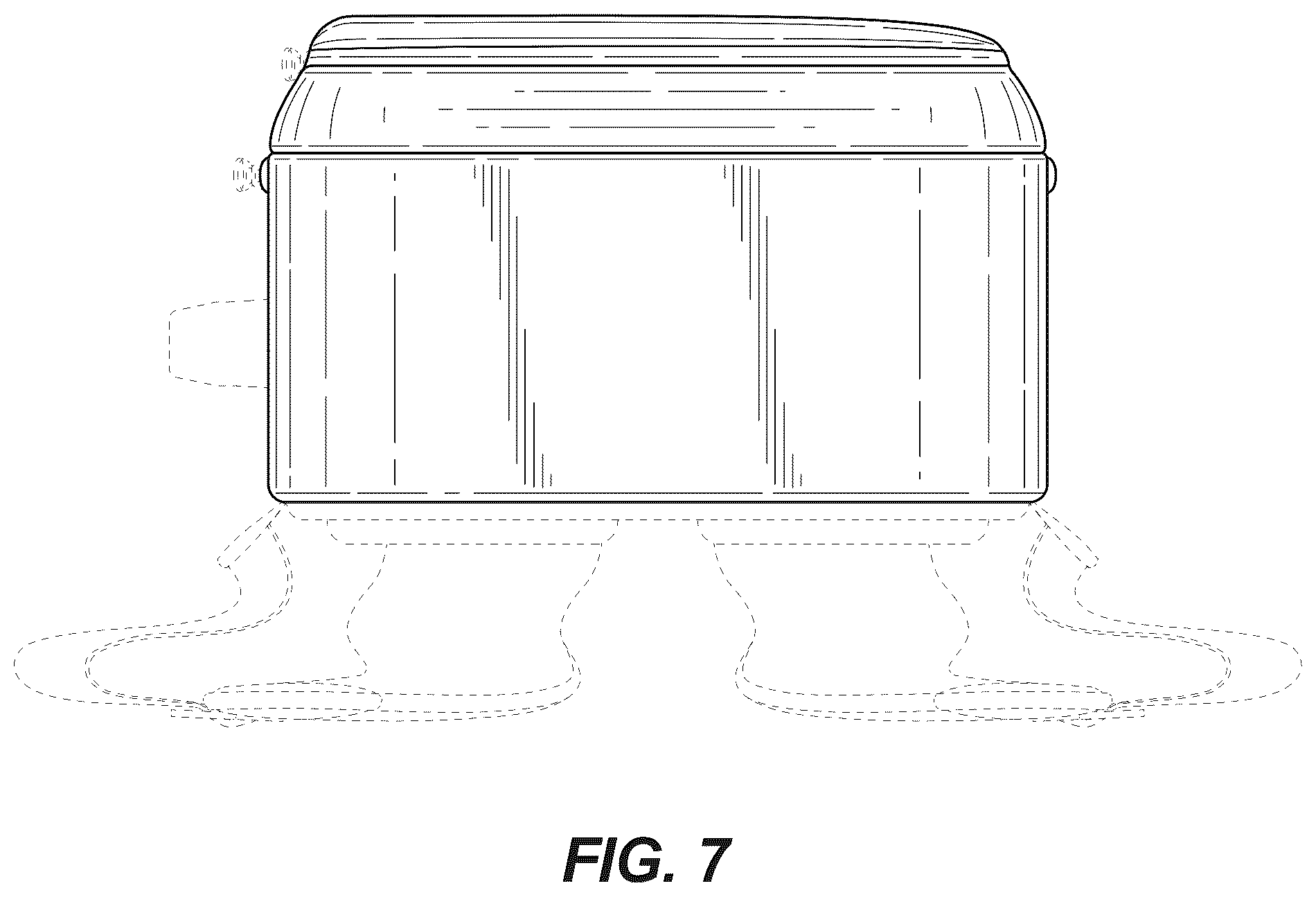 Patent USD1076417 Figure 7 – Backpack