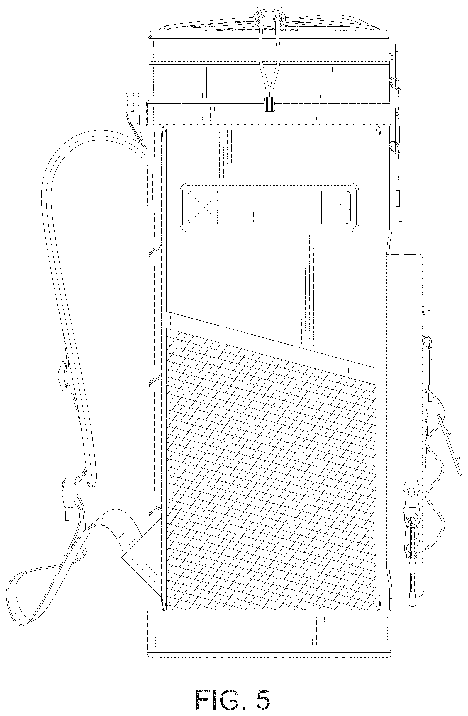 Patent USD1076418 Figure 5 – Backpack
