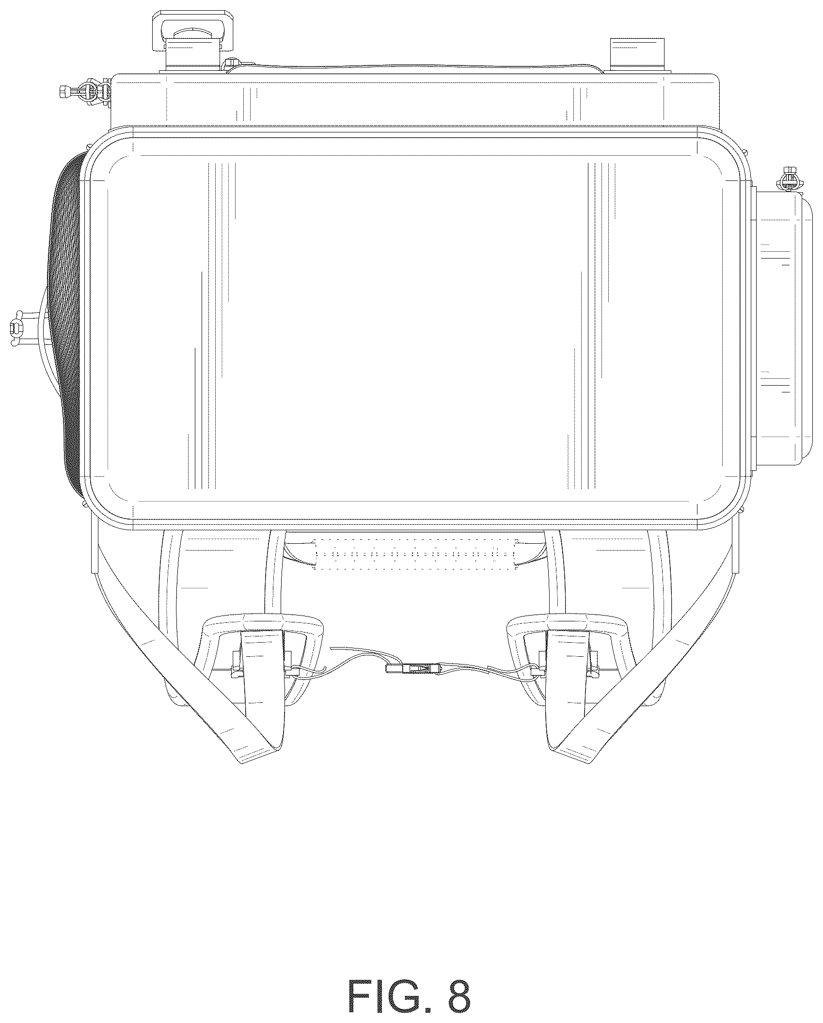 Patent USD1076418 Figure 8 – Backpack
