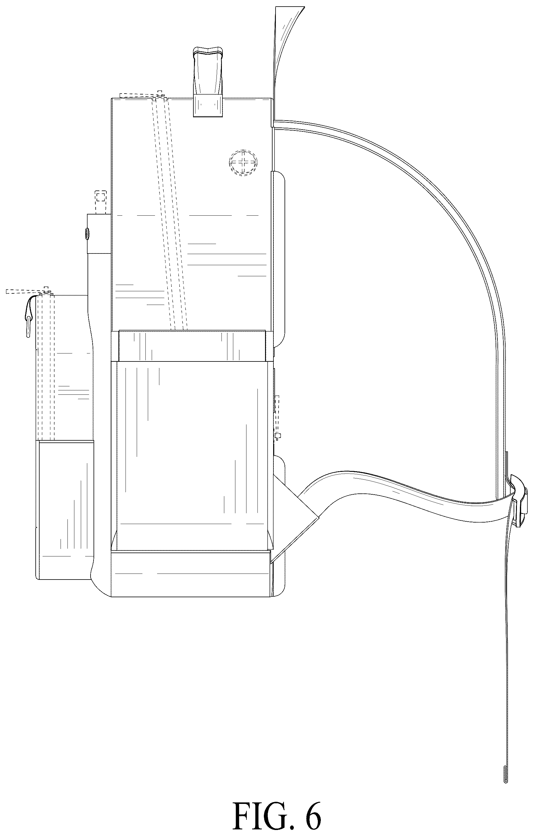 Patent USD1076419 Figure 6 – Backpack