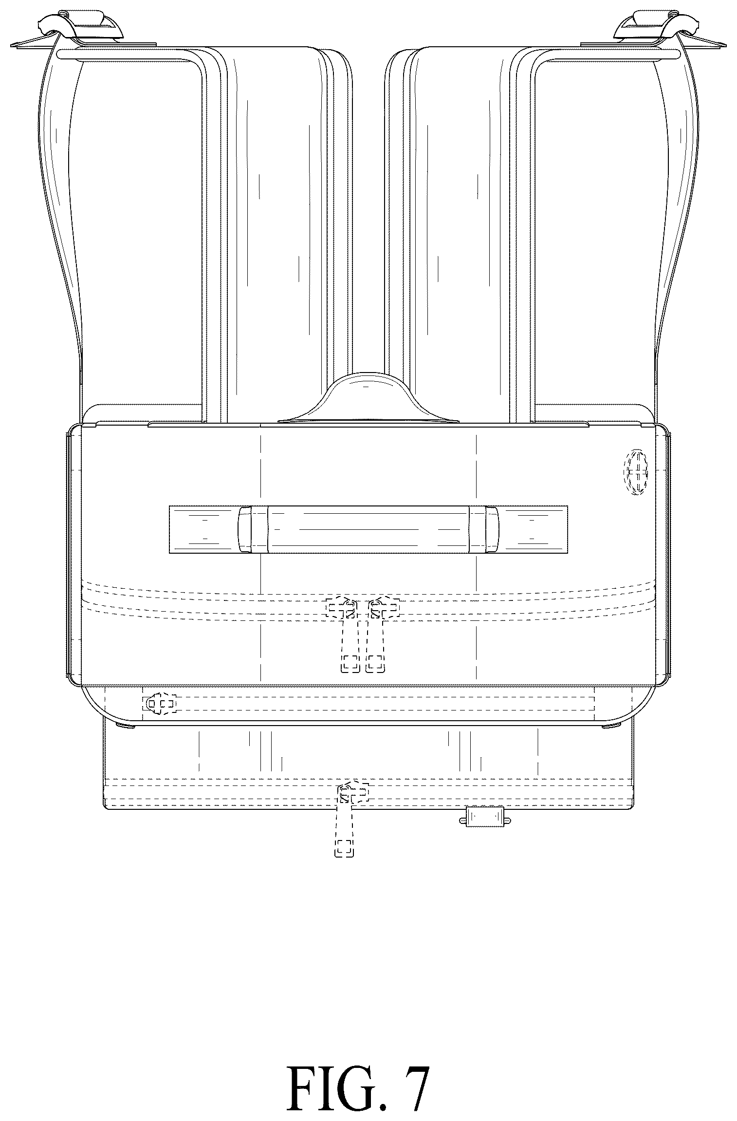 Patent USD1076419 Figure 7 – Backpack
